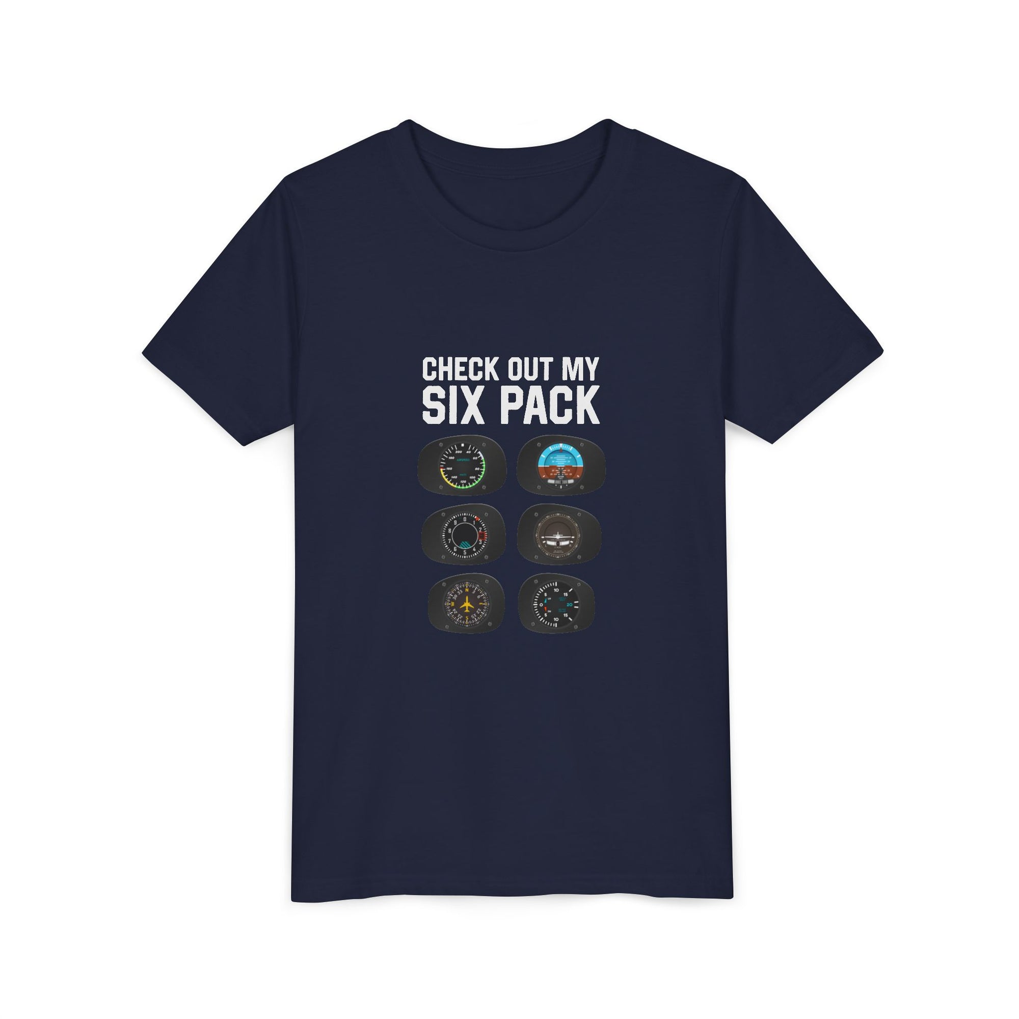Check Out My Six Pack  - Unisex Youth Short Sleeve Tee