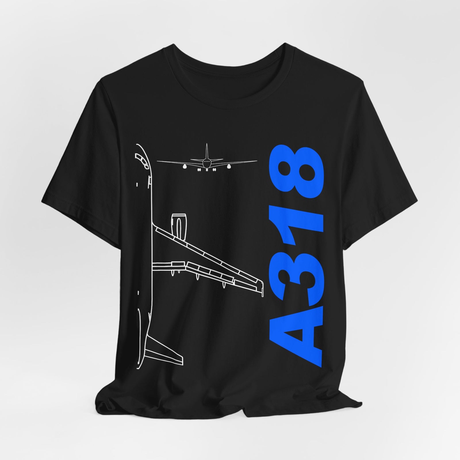 Airbus A318 Unisex Jersey Tee - Perfect for Aviation Enthusiasts