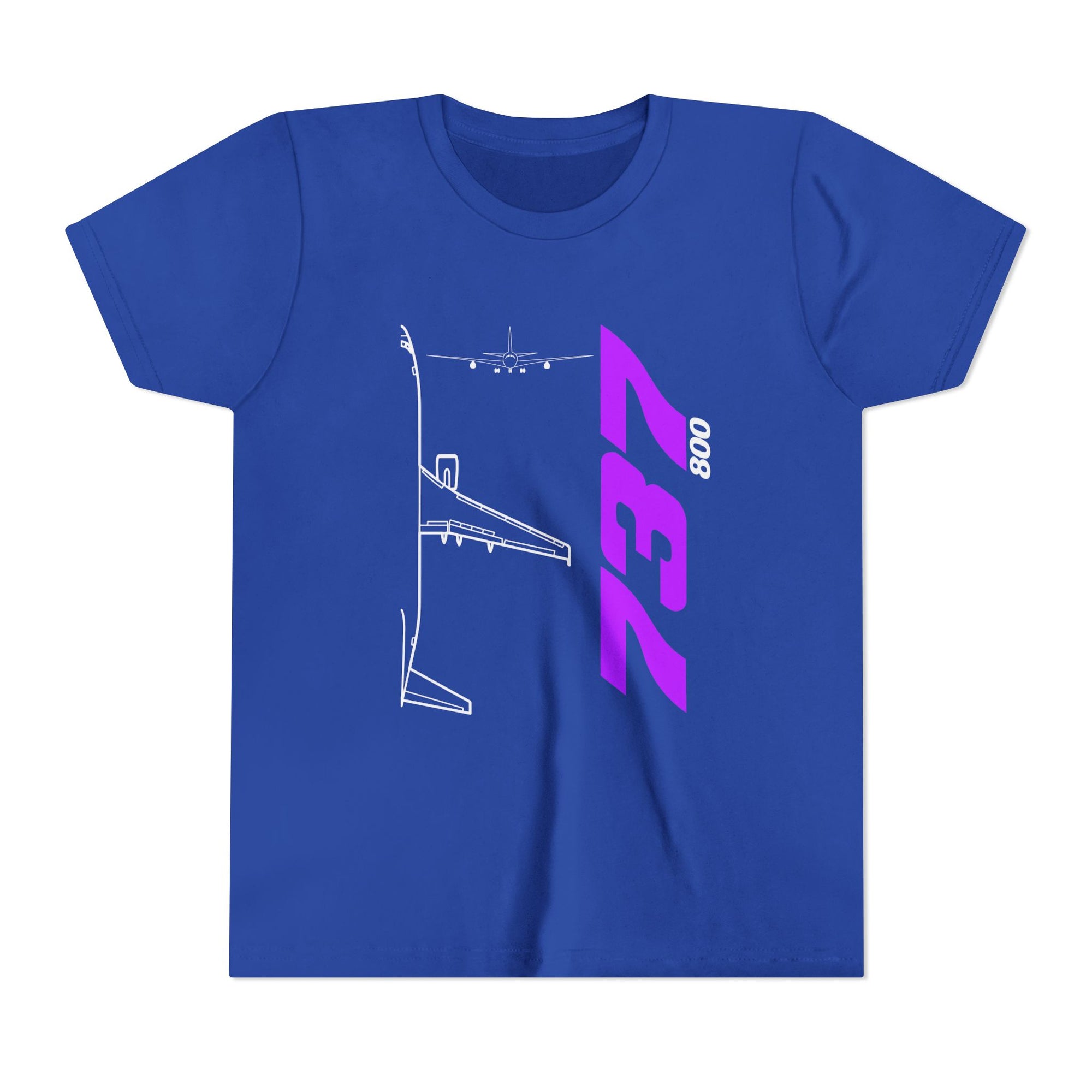 Boeing 737-800 - Unisex Youth Short Sleeve Tee