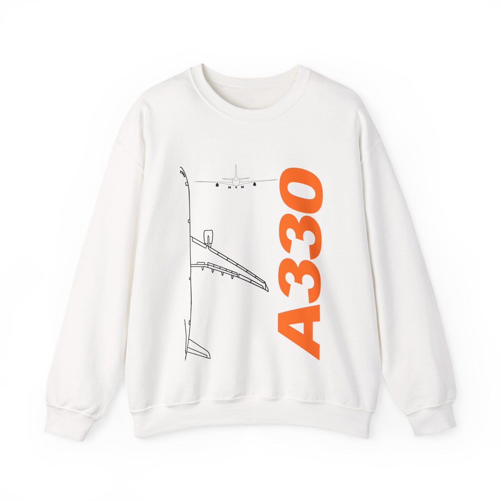 Airbus A330 Crewneck Sweatshirt - Travel Inspiring Cozy Apparel