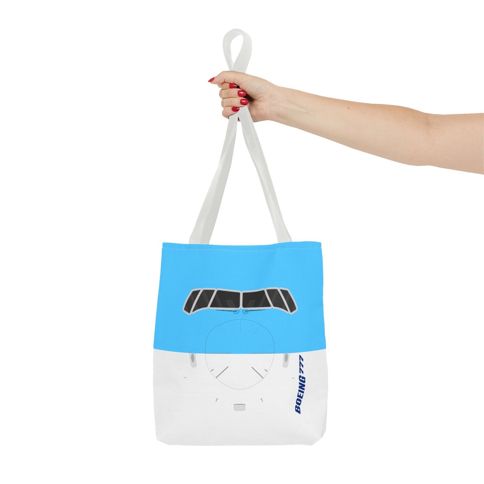 787 Tote Bag — Printed Green Travel Tote