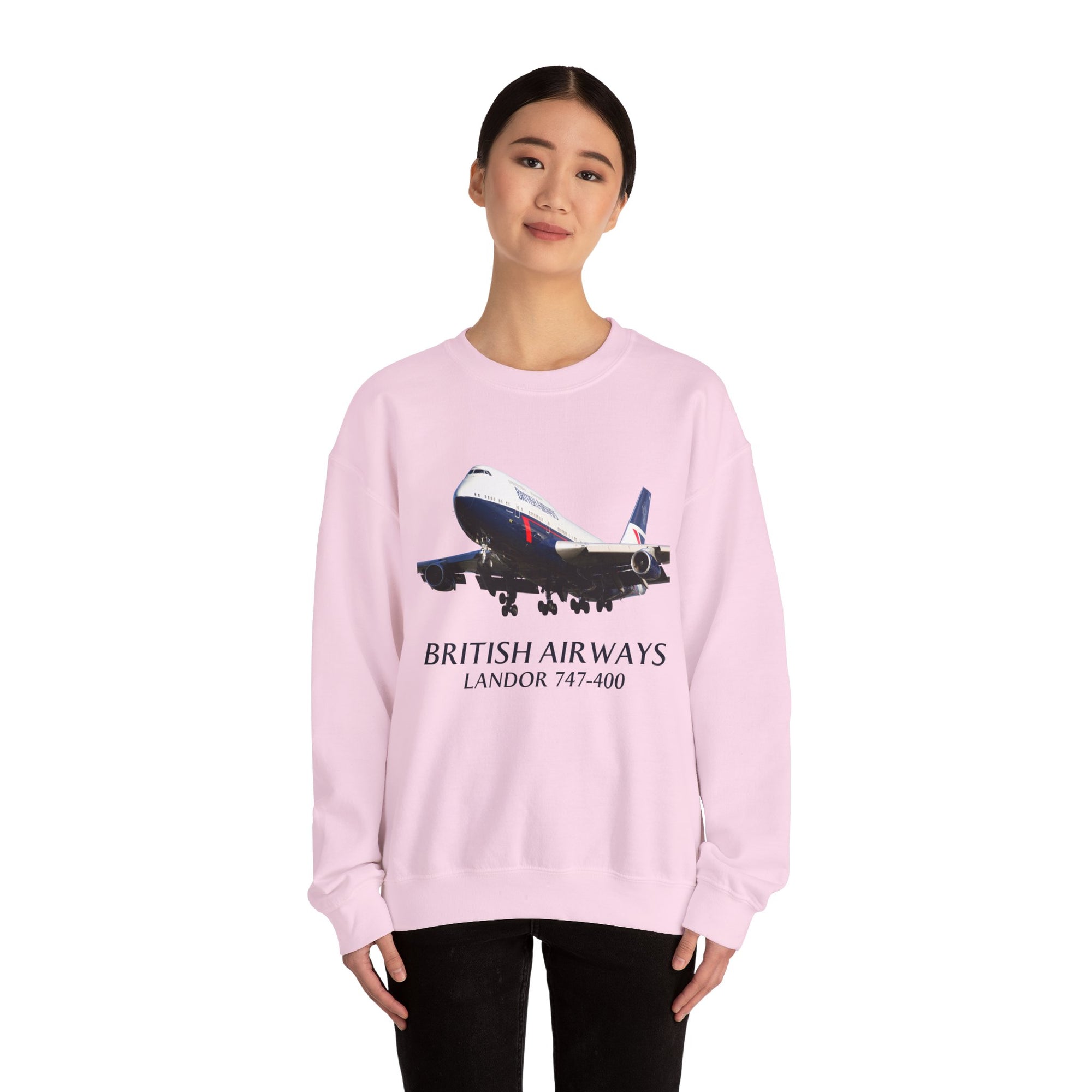 British Airways Landor 747-400  -  Crewneck Sweatshirt