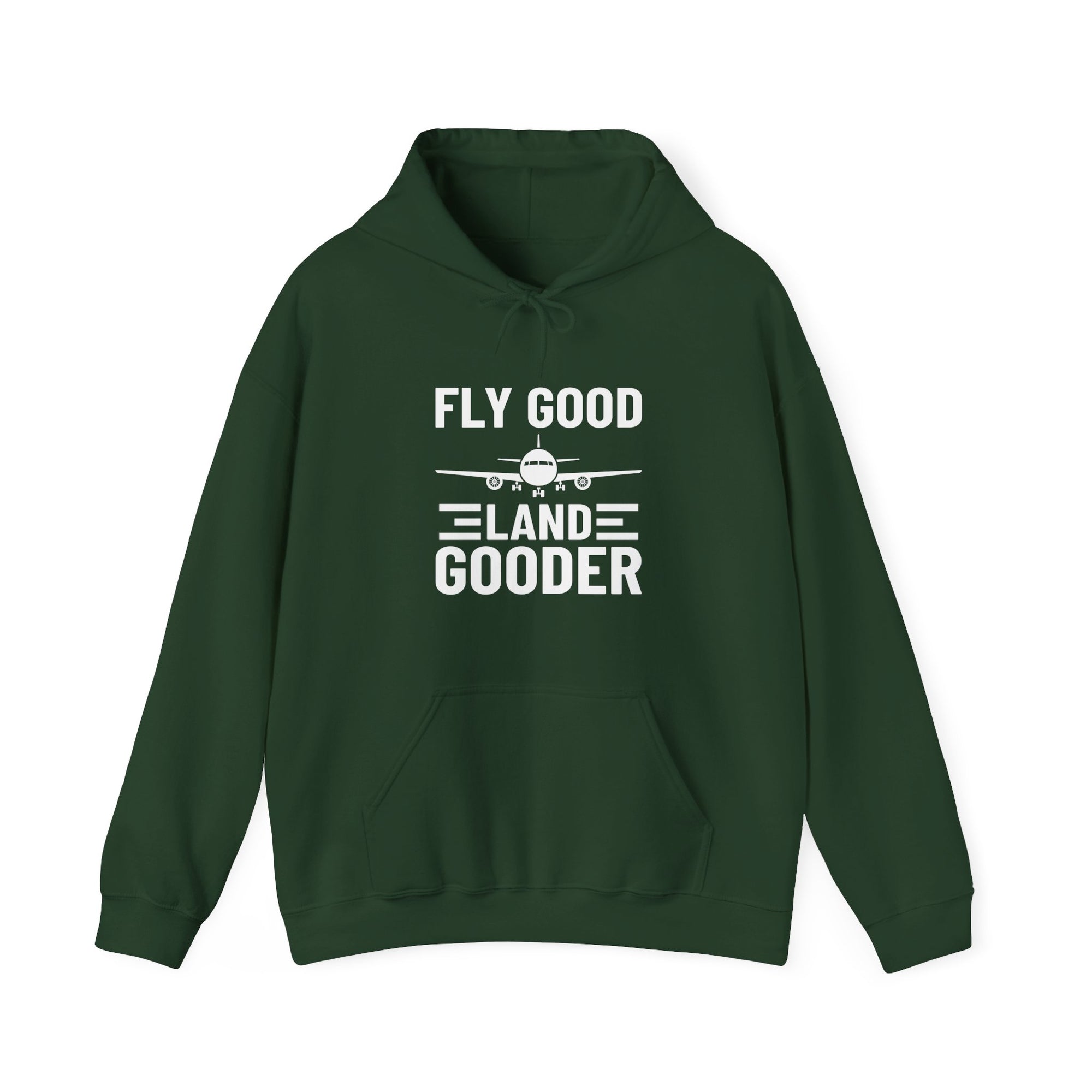 Fly Good Land Gooder  - Pullover Hoodie