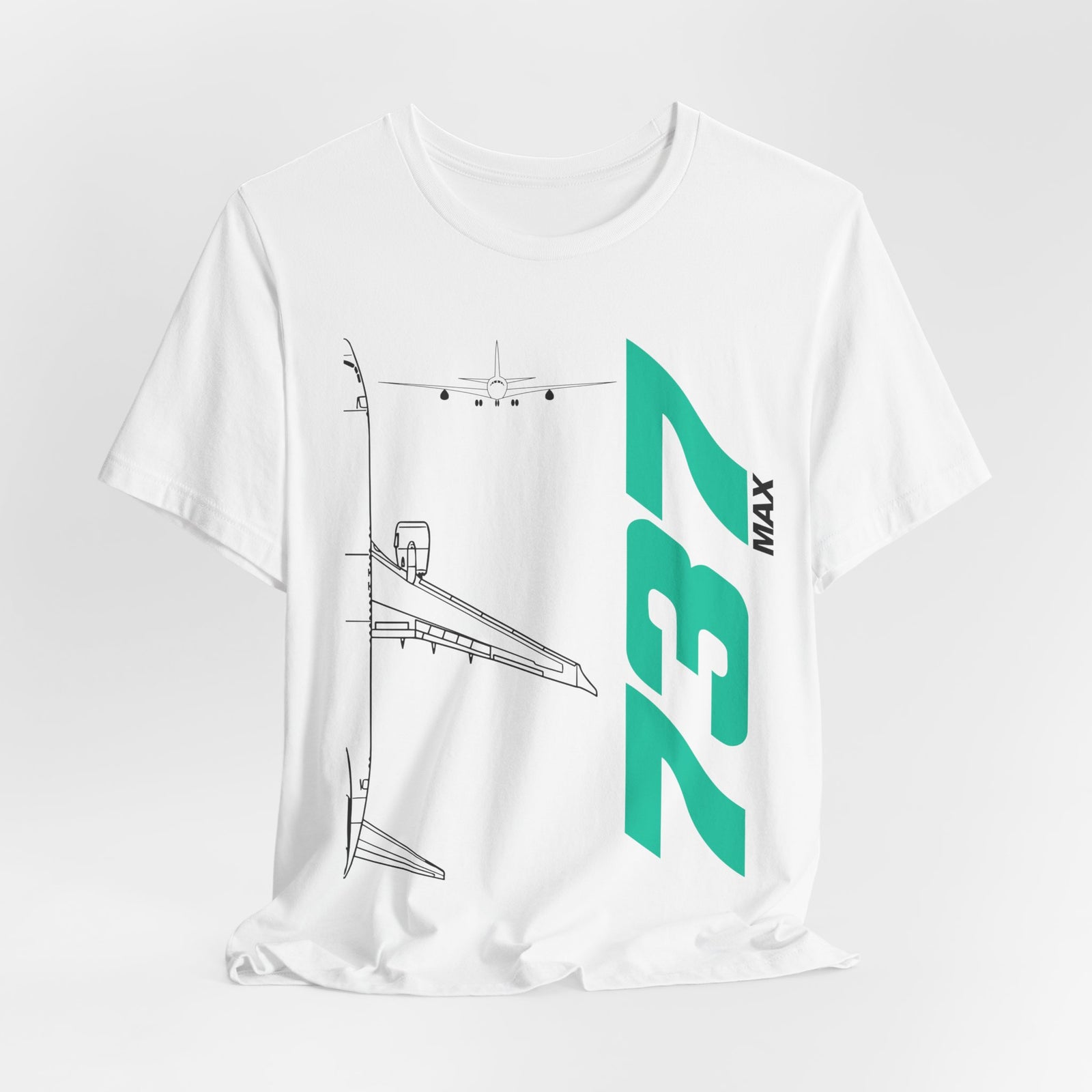 Boeing 737 Max  Unisex Jersey Tee - Perfect for Aviation Enthusiasts