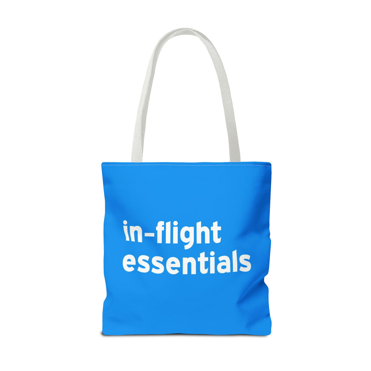 In Flight Essentials Tote Bag — Printed Green Travel Tote