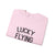 Lucky Flying Shirt  Crewneck Sweatshirt - Travel Inspiring Cozy Apparel