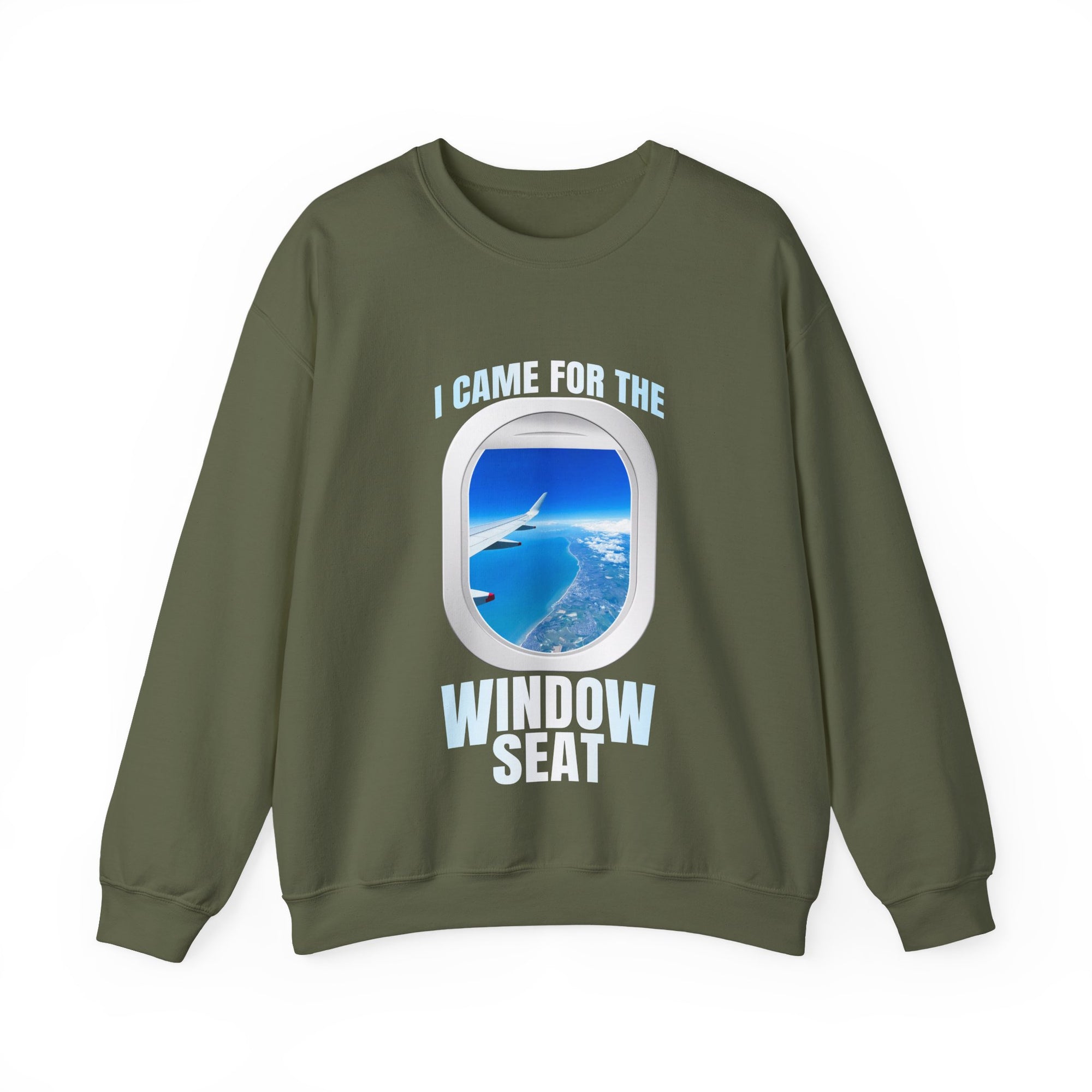 I Came For The Window Seat  -  Crewneck Sweatshirt