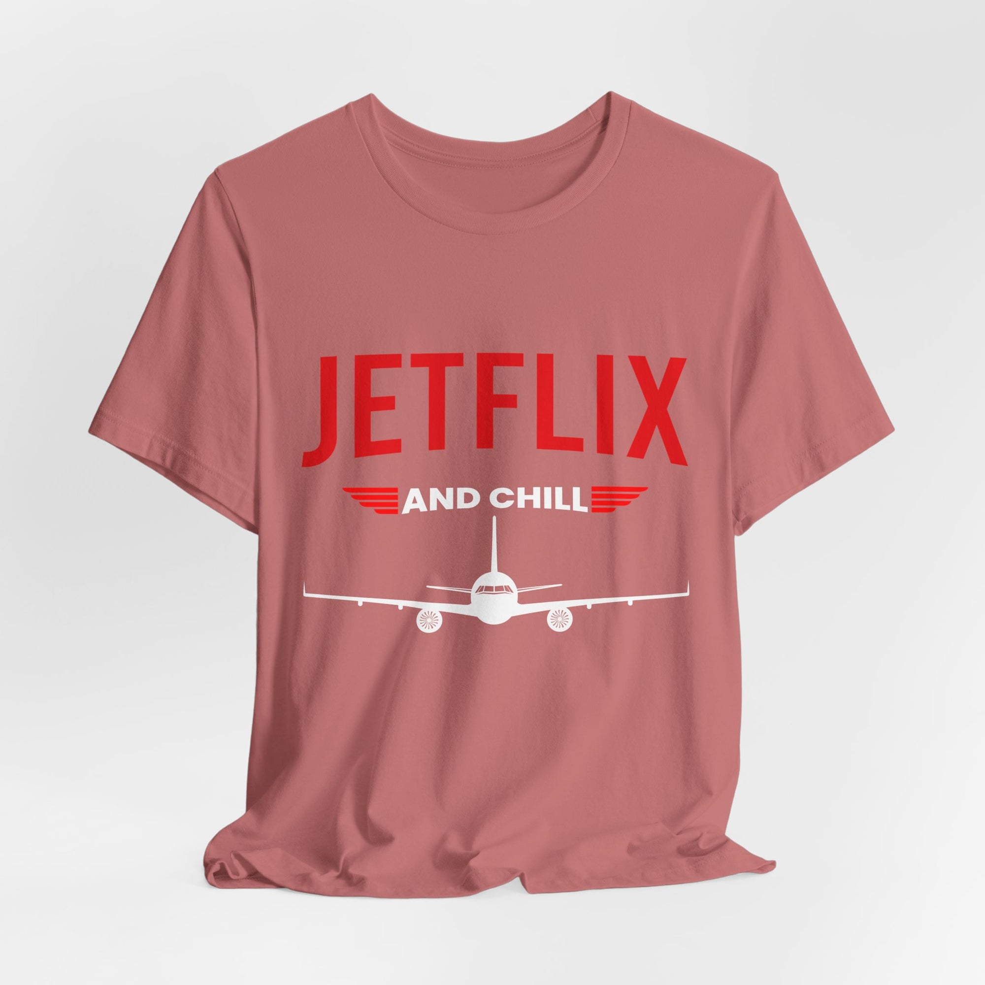 Jetflix And Chill  - Unisex Jersey Tee