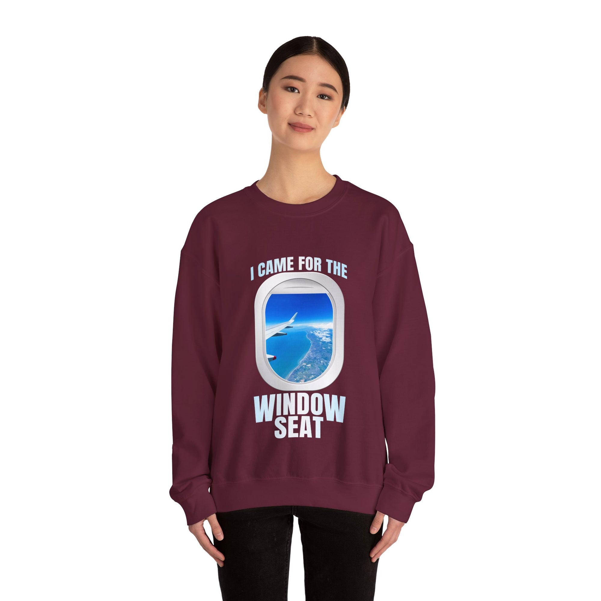 I Came For The Window Seat  -  Crewneck Sweatshirt