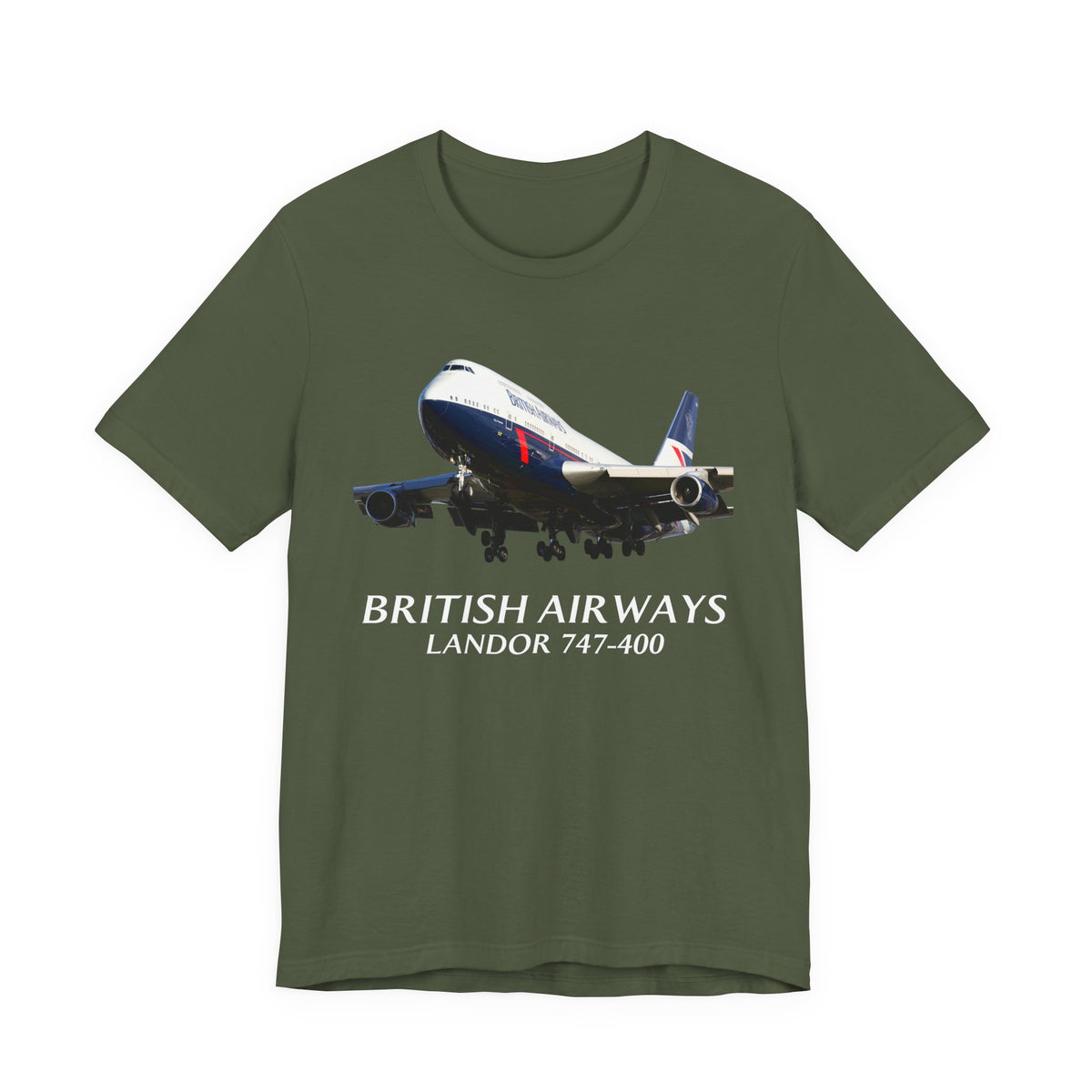 British Airways Landor 747-400   - Unisex Jersey Tee