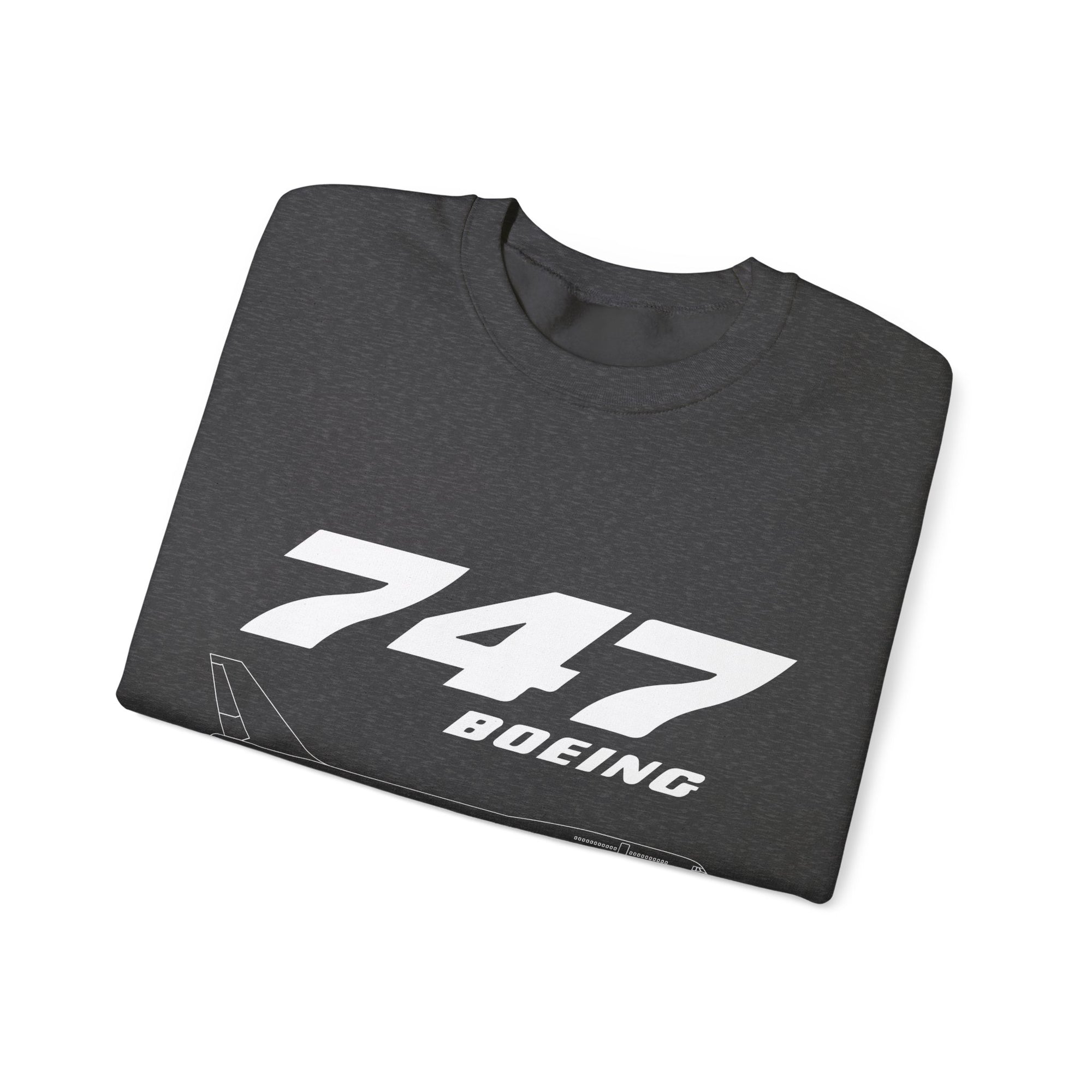747 Crewneck Sweatshirt - Travel Inspiring Cozy Apparel
