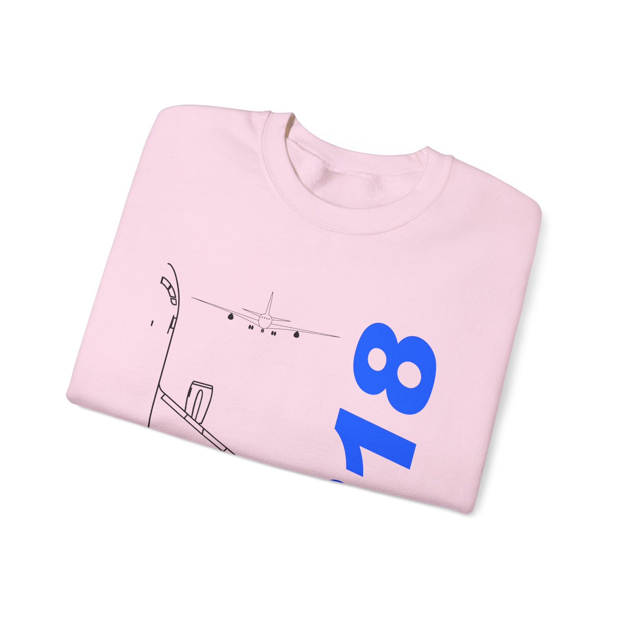 Airbus A318 Crewneck Sweatshirt - Travel Inspiring Cozy Apparel