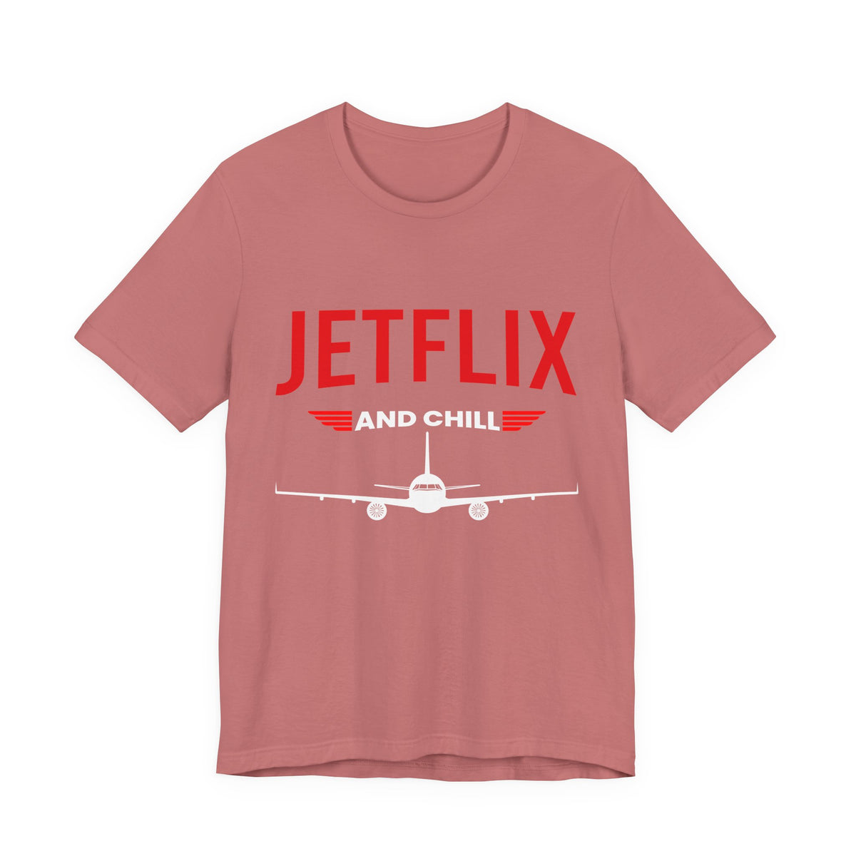 Jetflix And Chill  - Unisex Jersey Tee