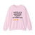 Worlds Okayest Flight Attendant Crewneck Sweatshirt - Travel Inspiring Cozy Apparel