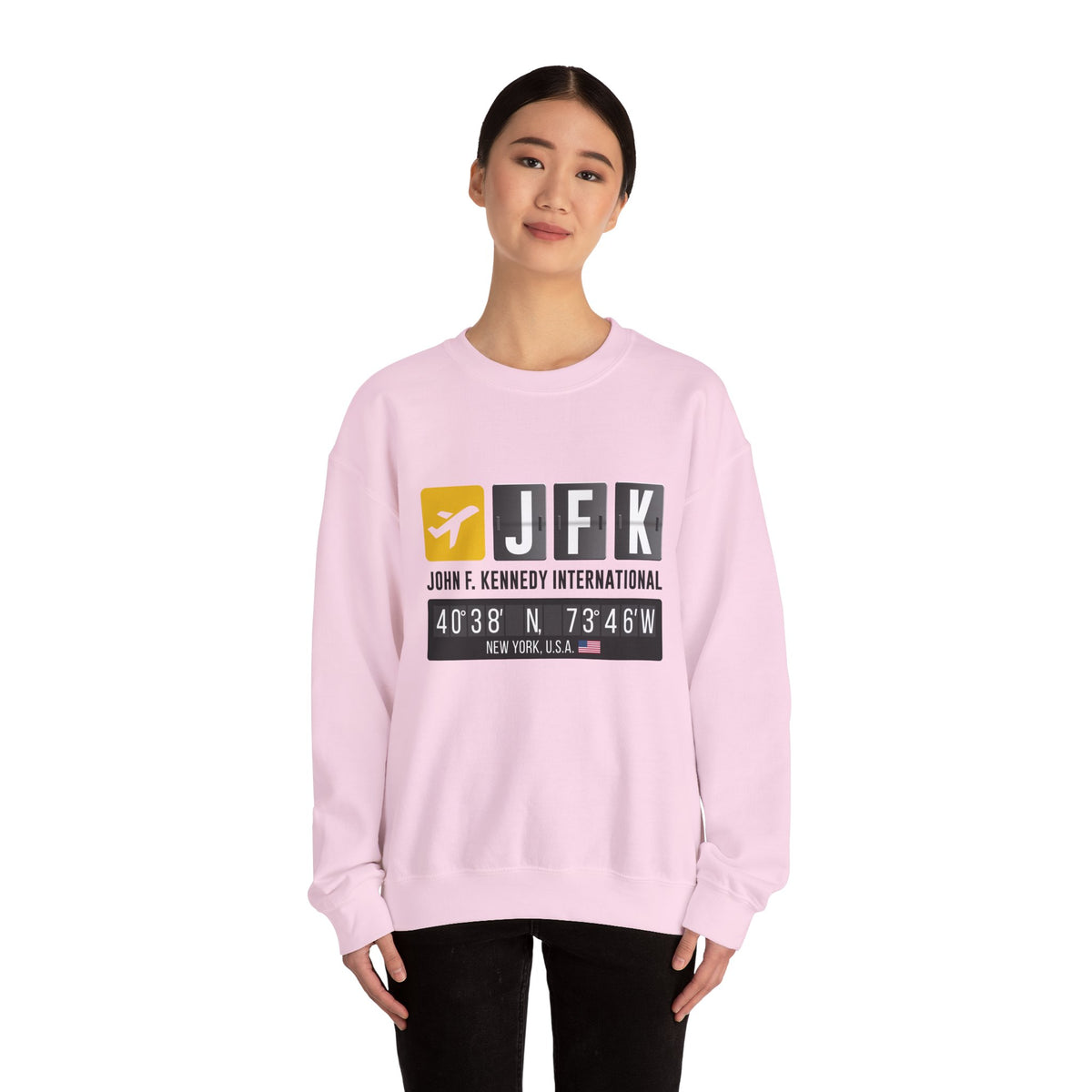 JFK John F. Kennedy International Airport    -  Crewneck Sweatshirt