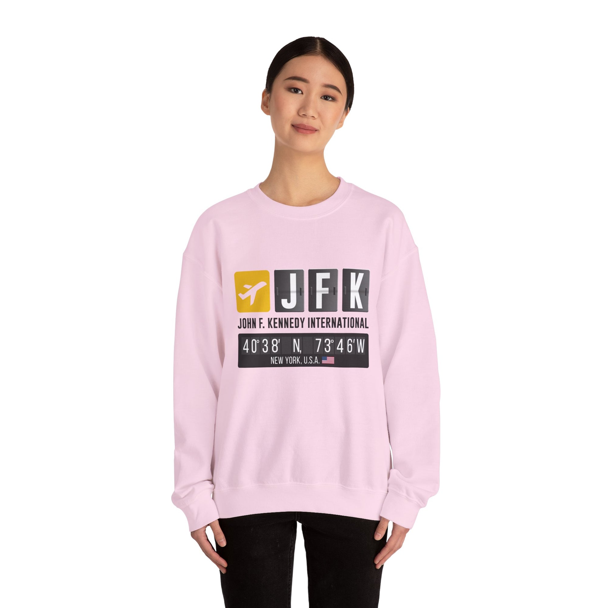 JFK John F. Kennedy International Airport    -  Crewneck Sweatshirt