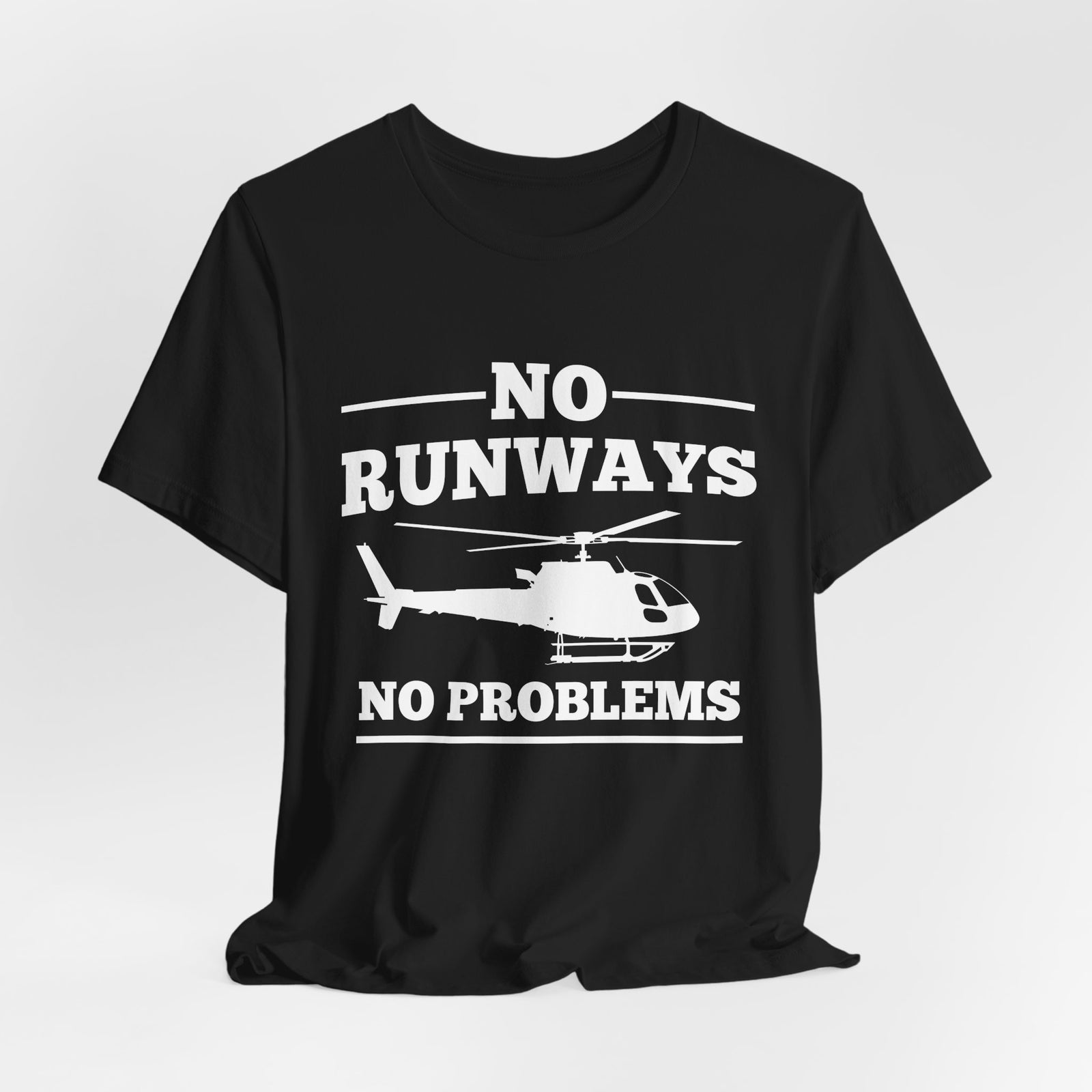 No Runways No Problem Unisex Jersey Tee - Perfect for Aviation Enthusiasts
