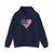 Patriotic Airplanes Heart USA Flag - Pullover Hoodie