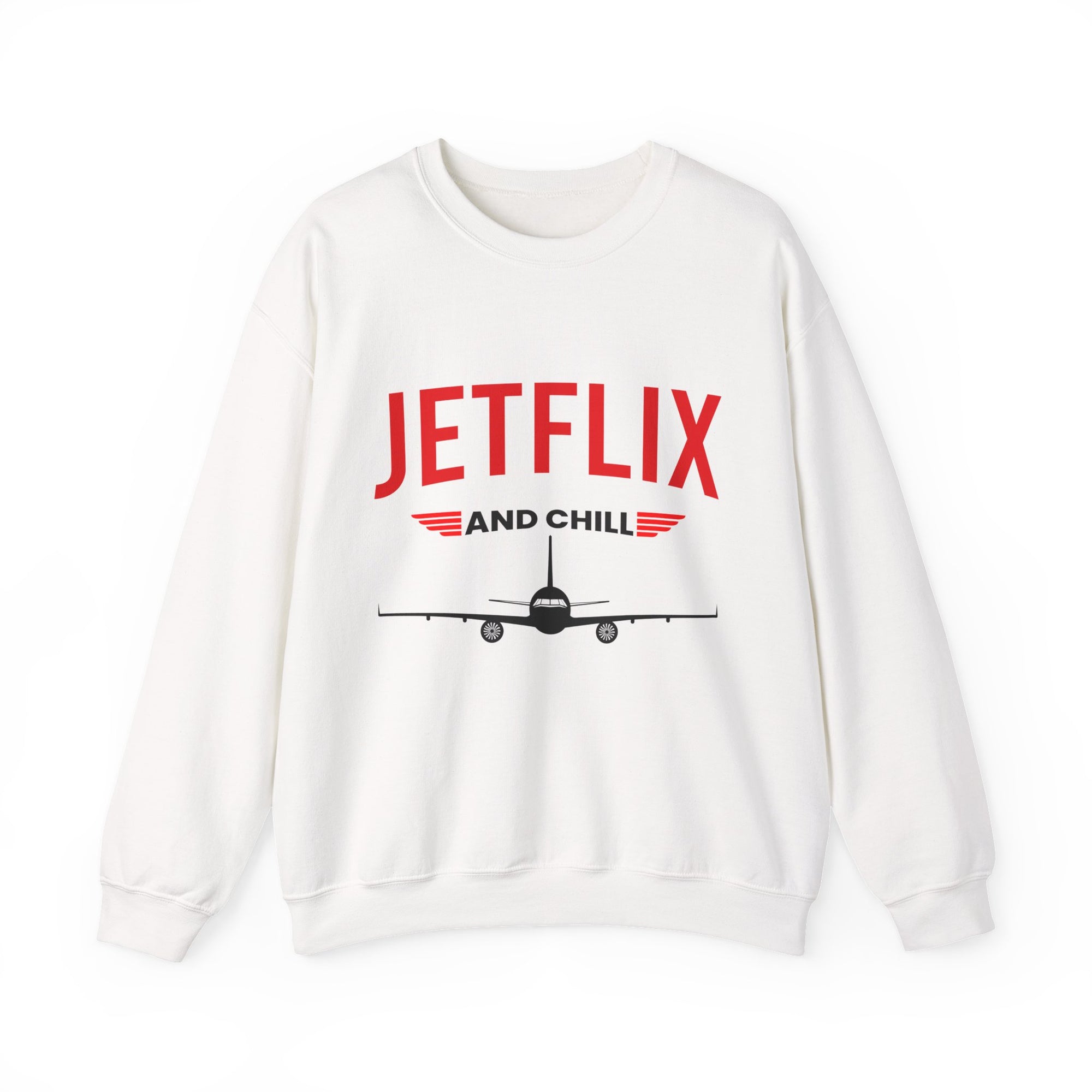 JetFlix And Chill  -  Crewneck Sweatshirt