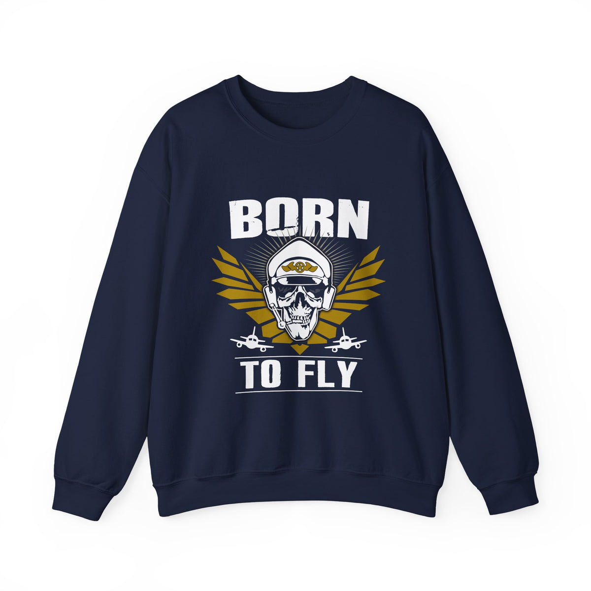 Born To Fly Crewneck Sweatshirt - Travel Inspiring Cozy Apparel