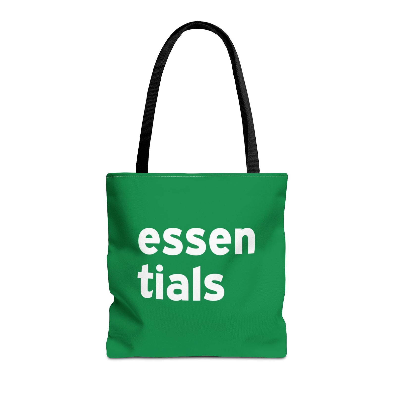 Essentials Tote Bag — Printed Green Travel Tote