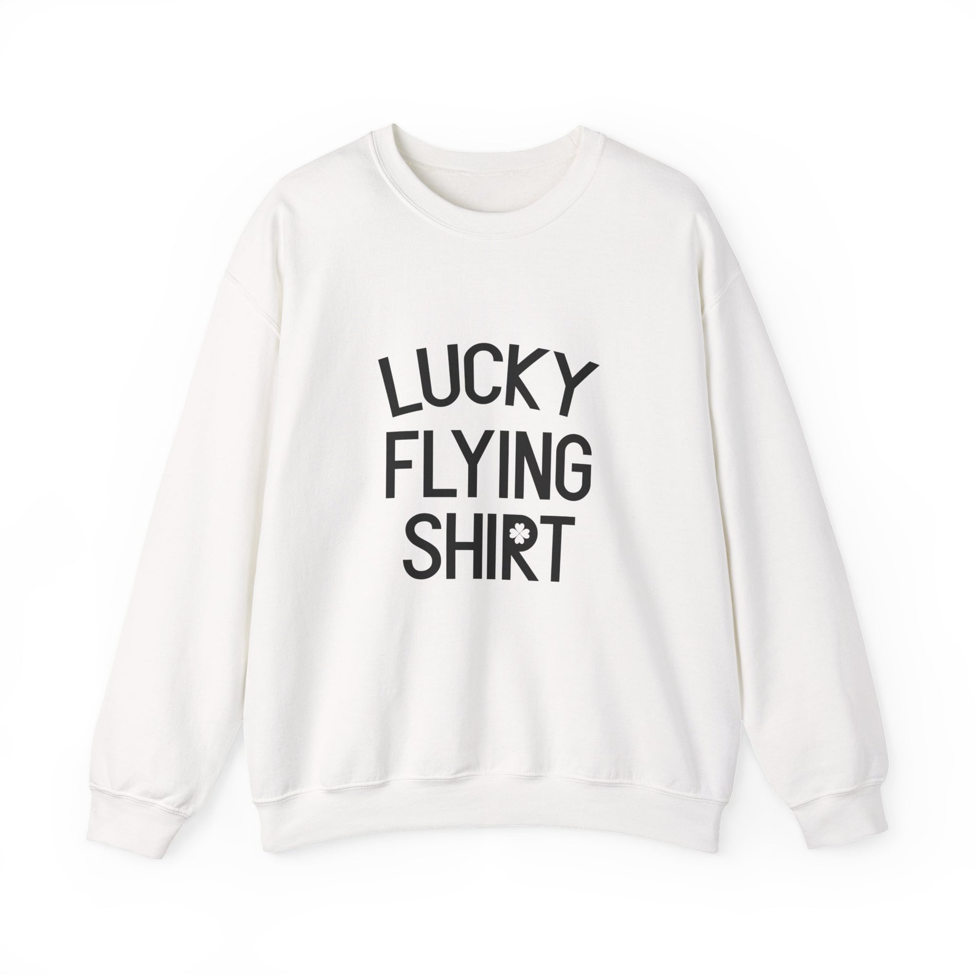 Lucky Flying Shirt  Crewneck Sweatshirt - Travel Inspiring Cozy Apparel