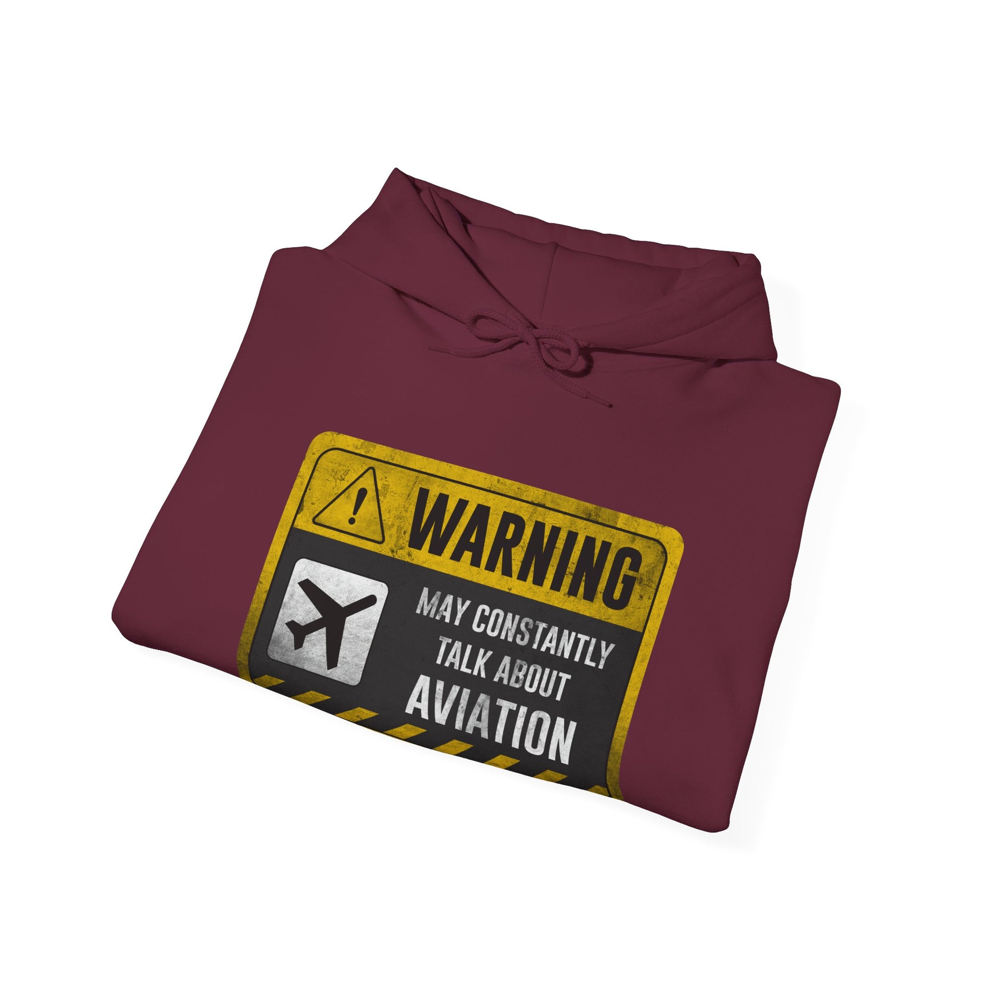Warning May Constantly Talk About Aviation  - Pullover Hoodie