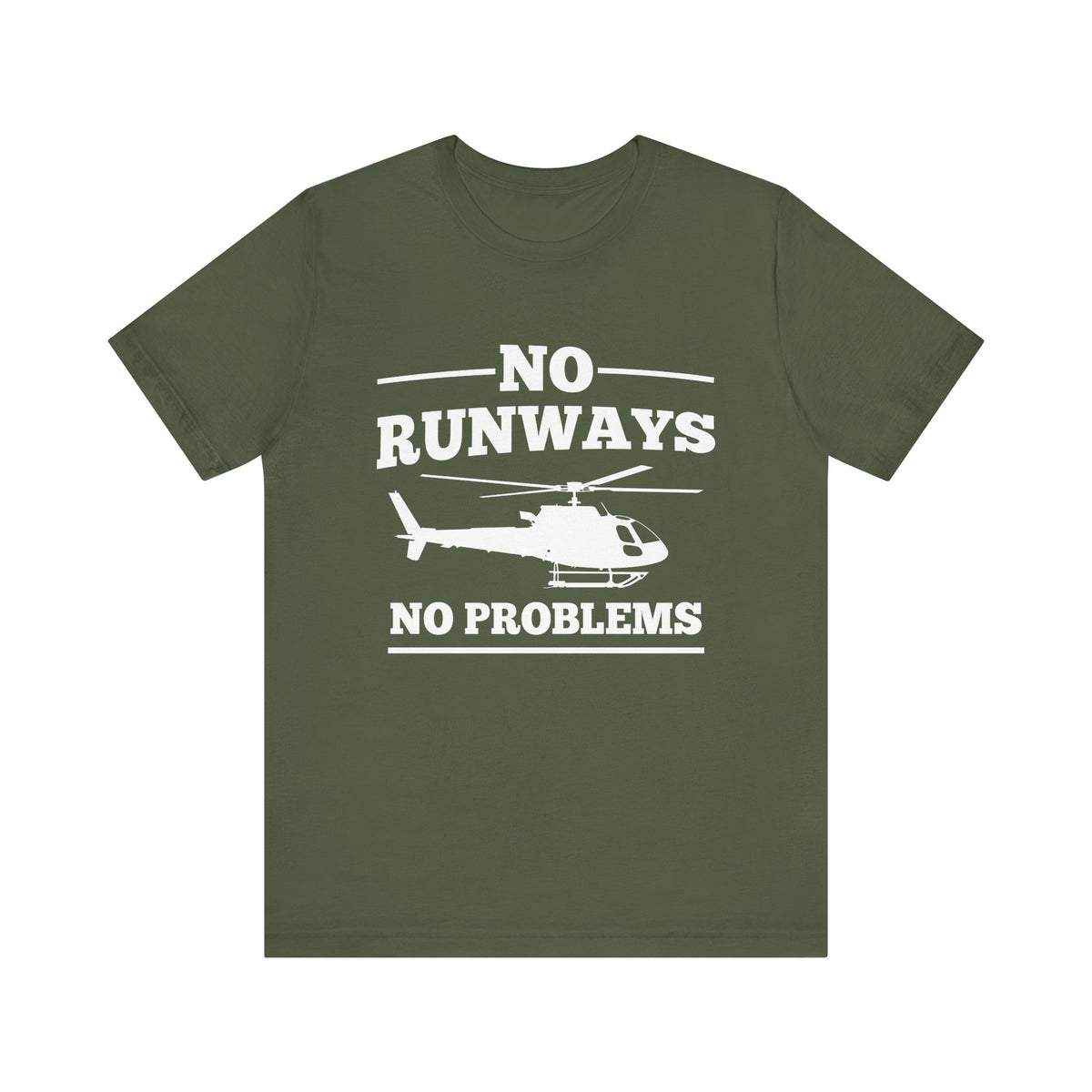 No Runways No Problem Unisex Jersey Tee - Perfect for Aviation Enthusiasts