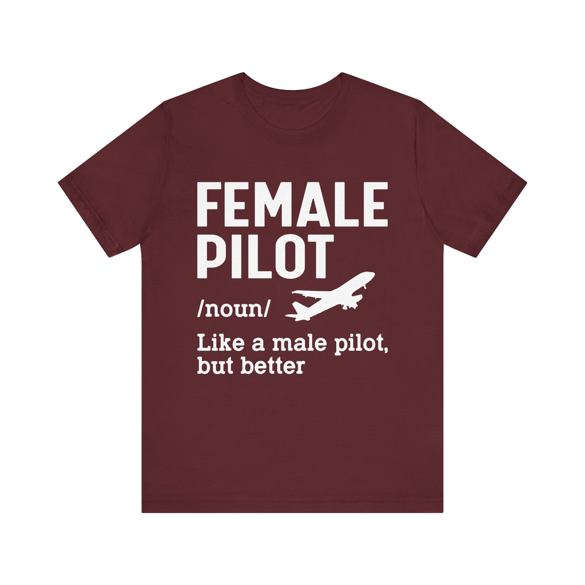 Female Pilot - Unisex Jersey Tee