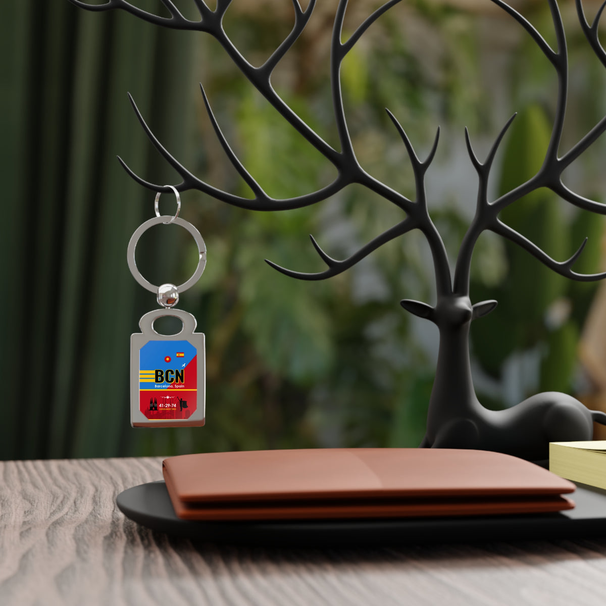BCN - Rectangle Keyring