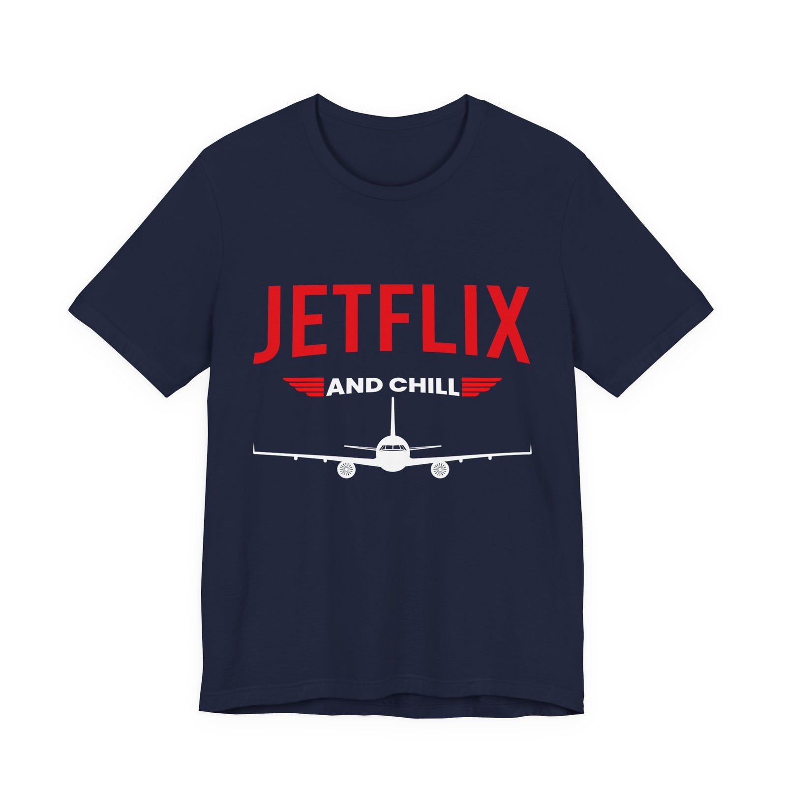 Jetflix And Chill  - Unisex Jersey Tee