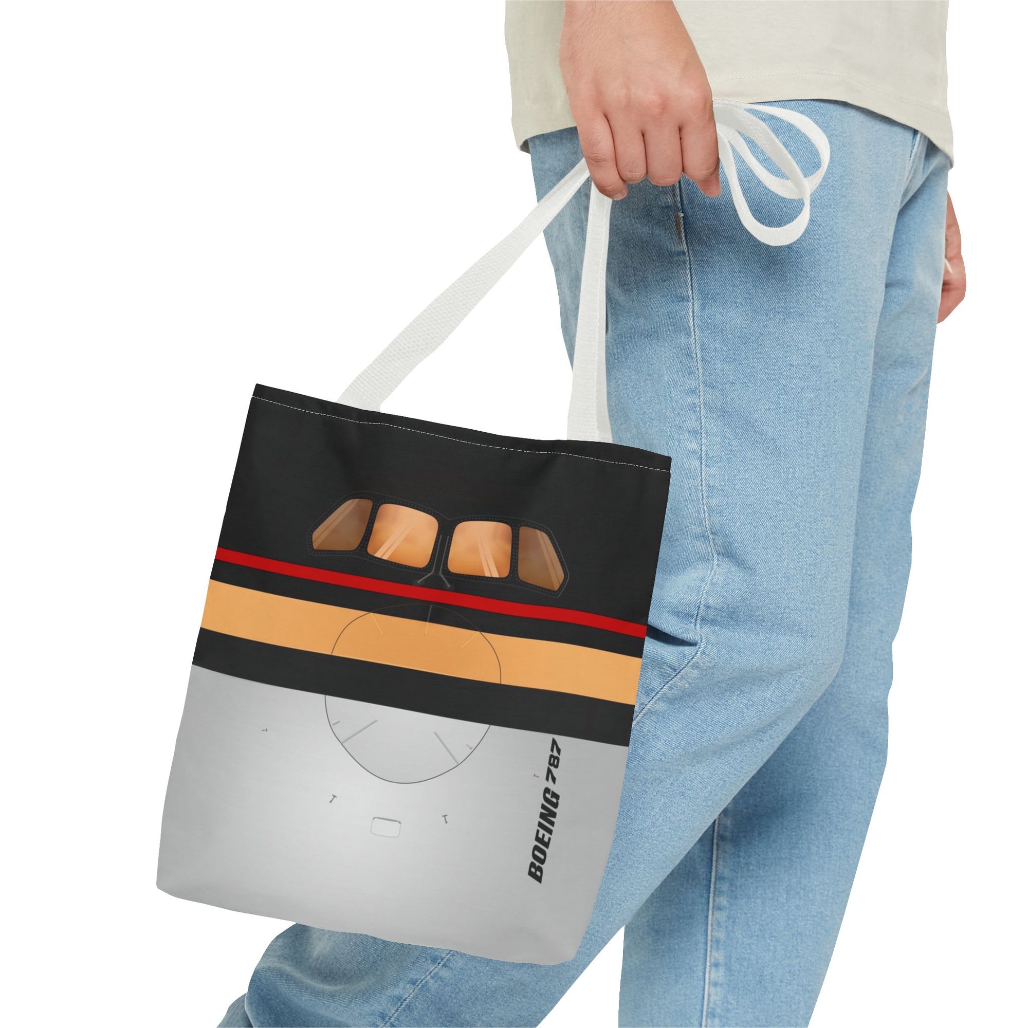 Royal Jordanian 787 Tote Bag — Printed Green Travel Tote