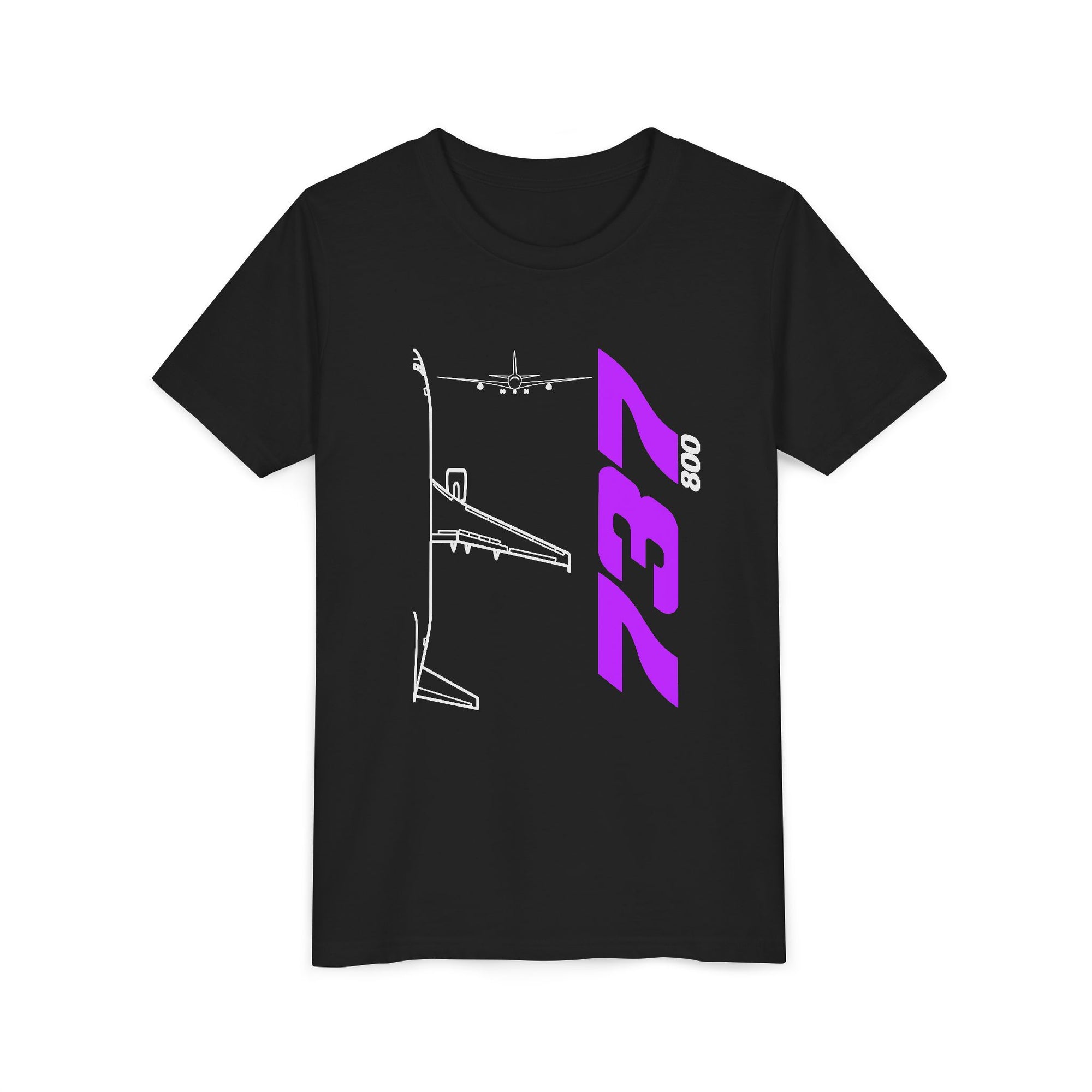 Boeing 737-800 - Unisex Youth Short Sleeve Tee