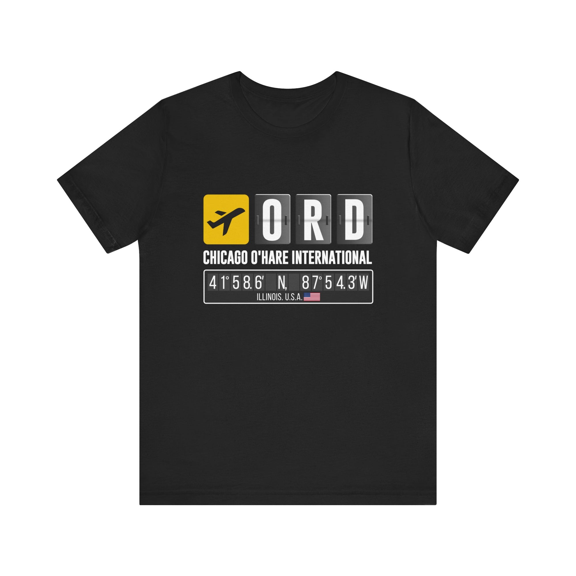 ORD Chicago O'Hare International Airport - Unisex Jersey Tee