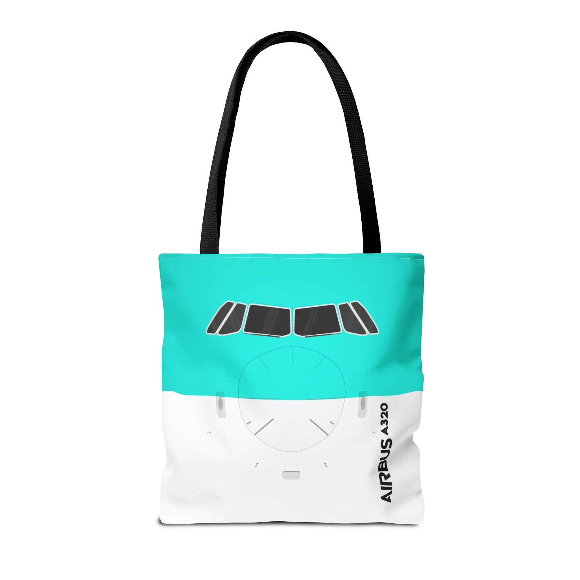 A320 Tote Bag — Printed Green Travel Tote
