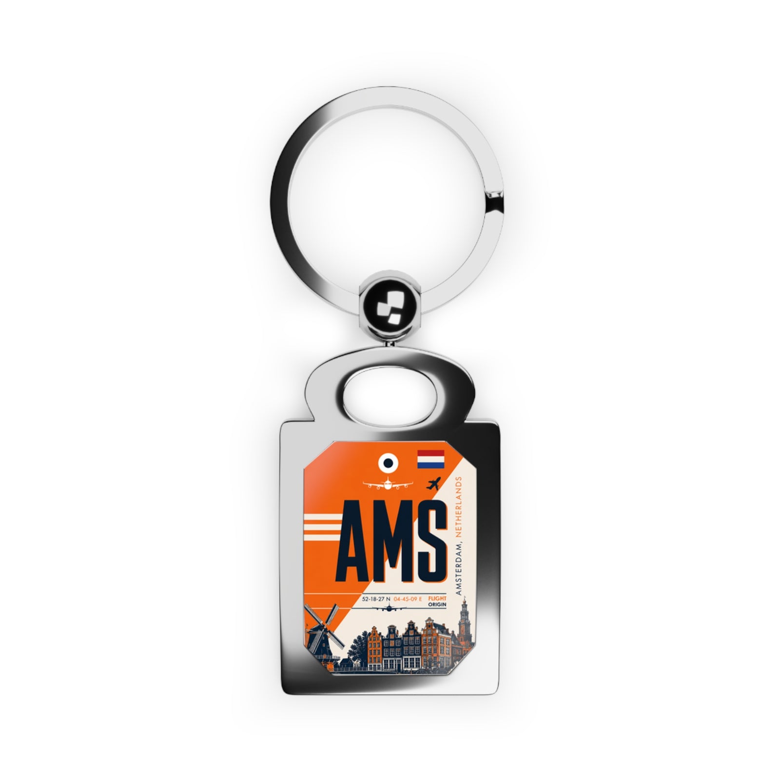 AMS- Rectangle Keyring