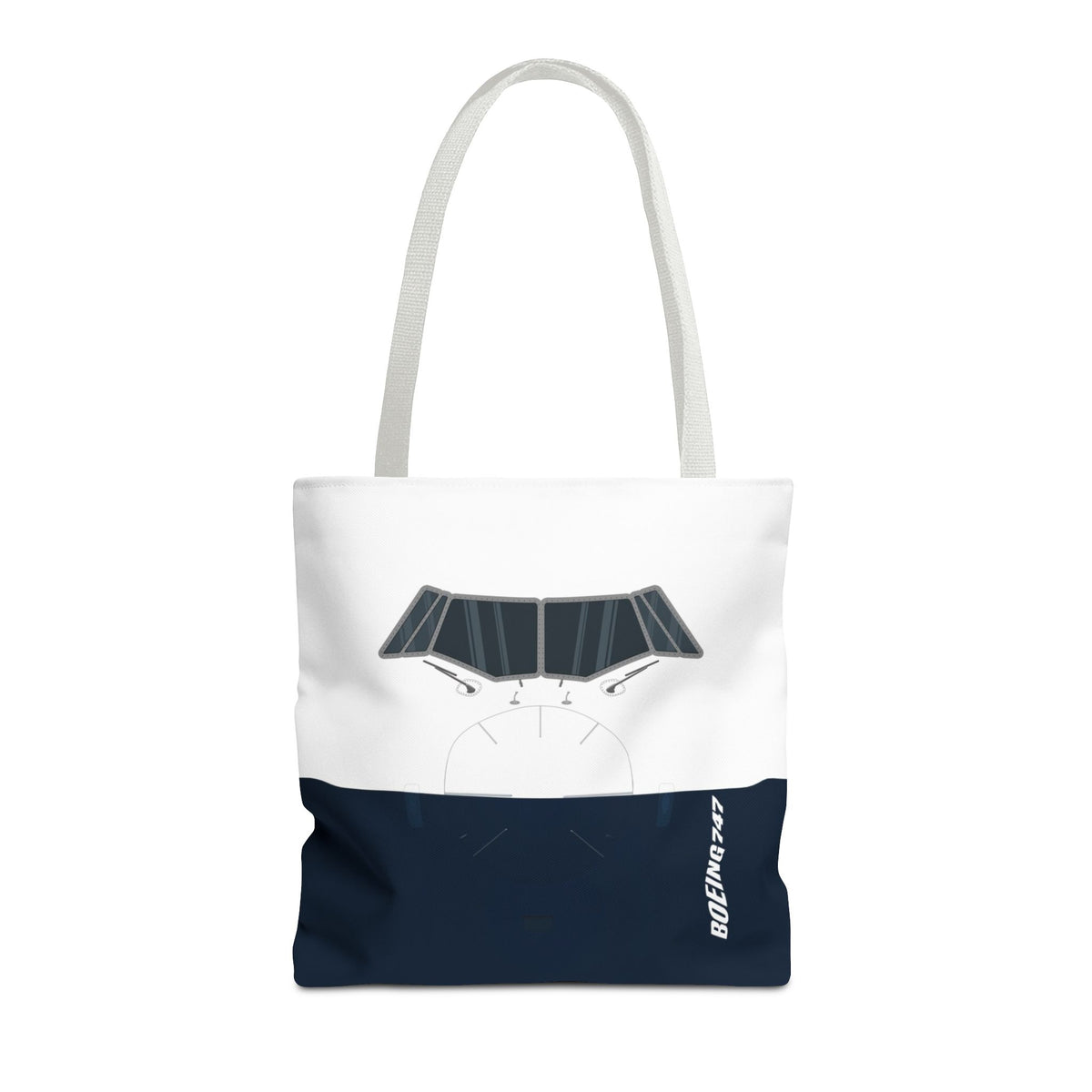 747 Tote Bag — Printed Green Travel Tote