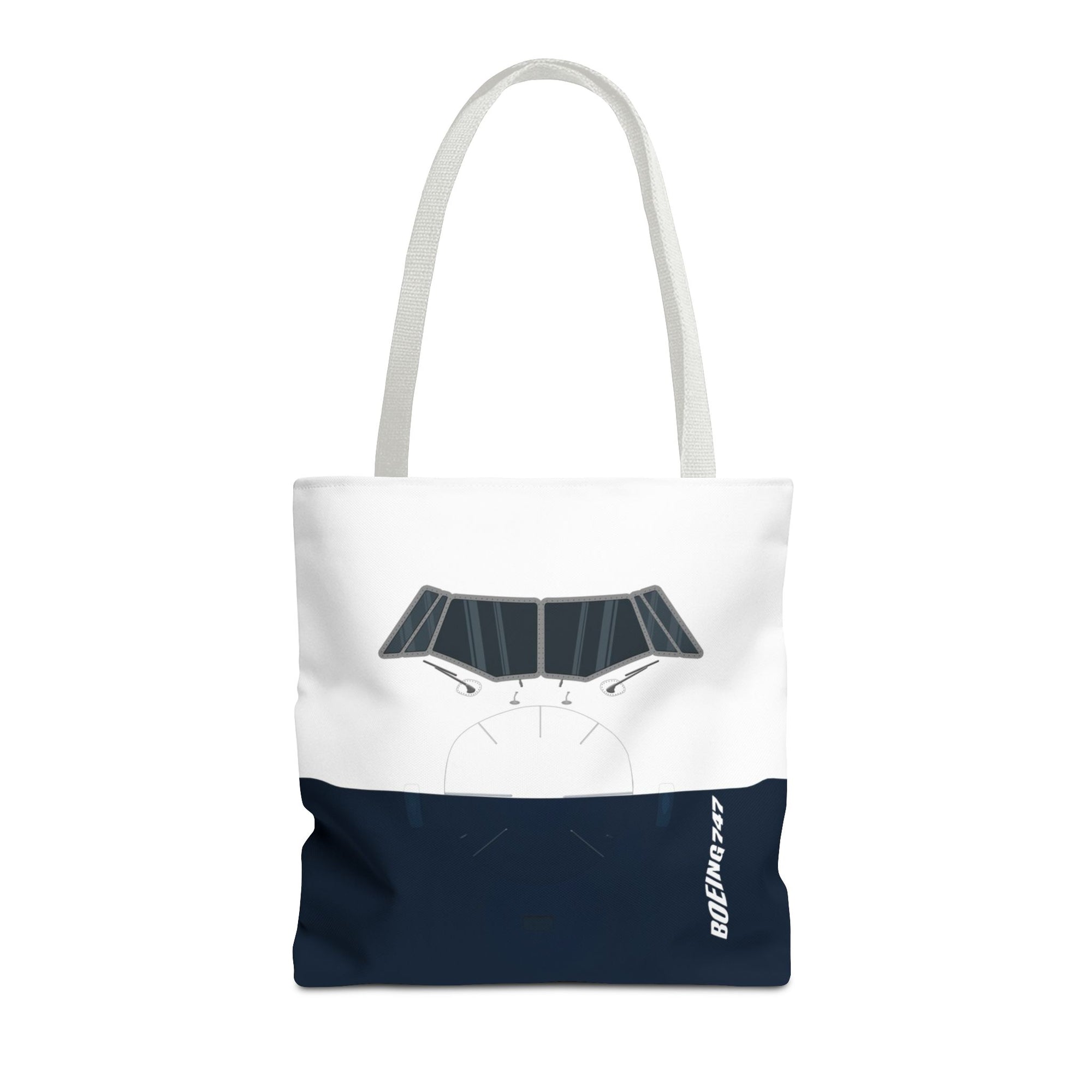747 Tote Bag — Printed Green Travel Tote