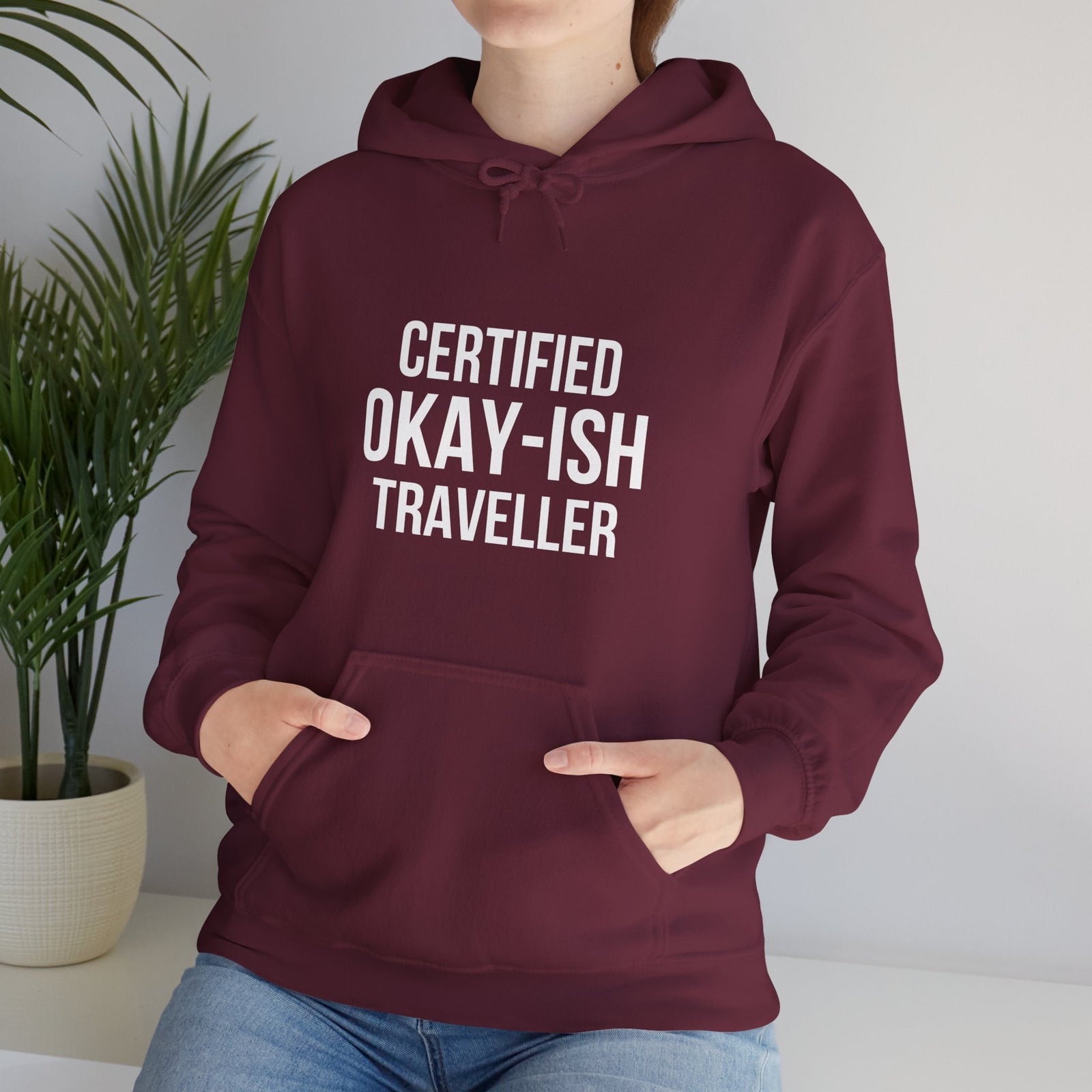 Certified Okay-ish Traveller- Pullover Hoodie