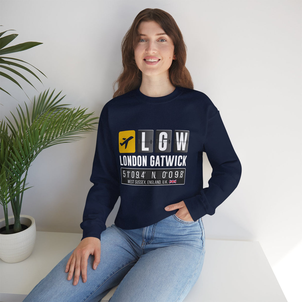 LGW London Gatwick    -  Crewneck Sweatshirt