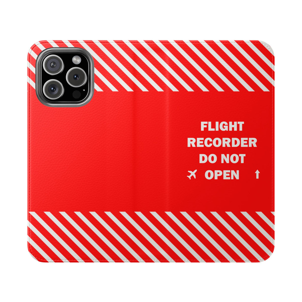 Flight Recorder Do Not Open  - Flip Cases