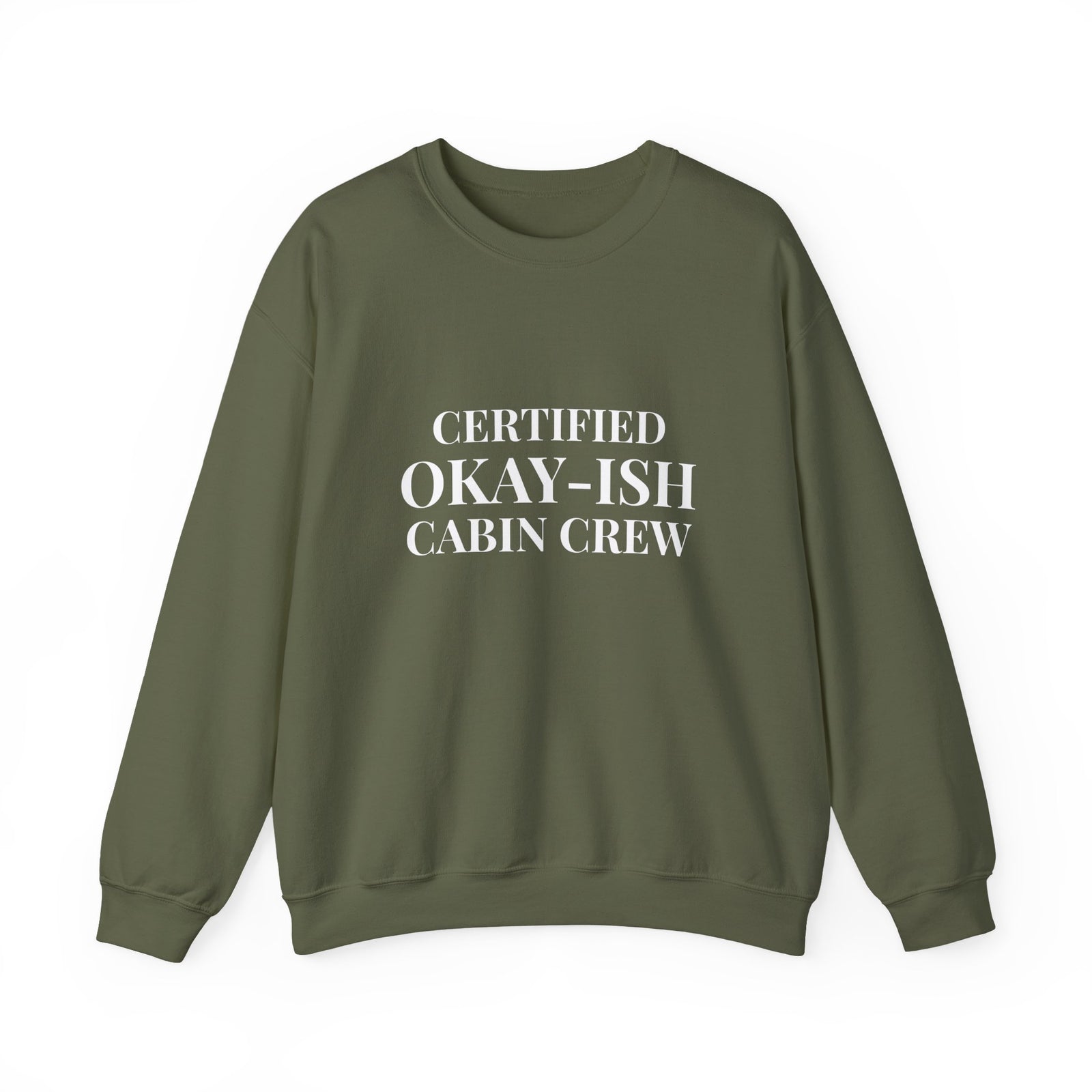 Certified Okay-ish Cabin Crew -  Crewneck Sweatshirt