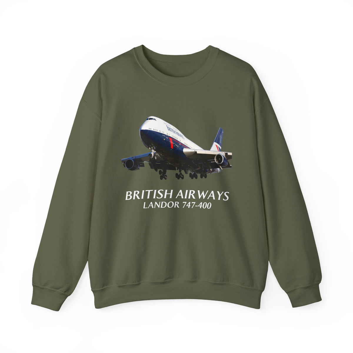 British Airways Landor 747-400  -  Crewneck Sweatshirt