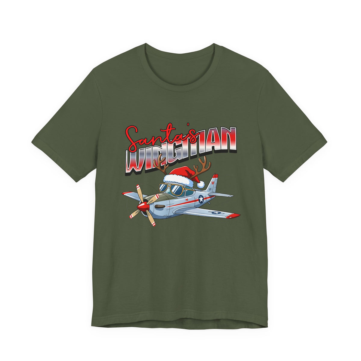 Santa’s wingman Unisex Jersey Tee - Perfect for Aviation Enthusiasts
