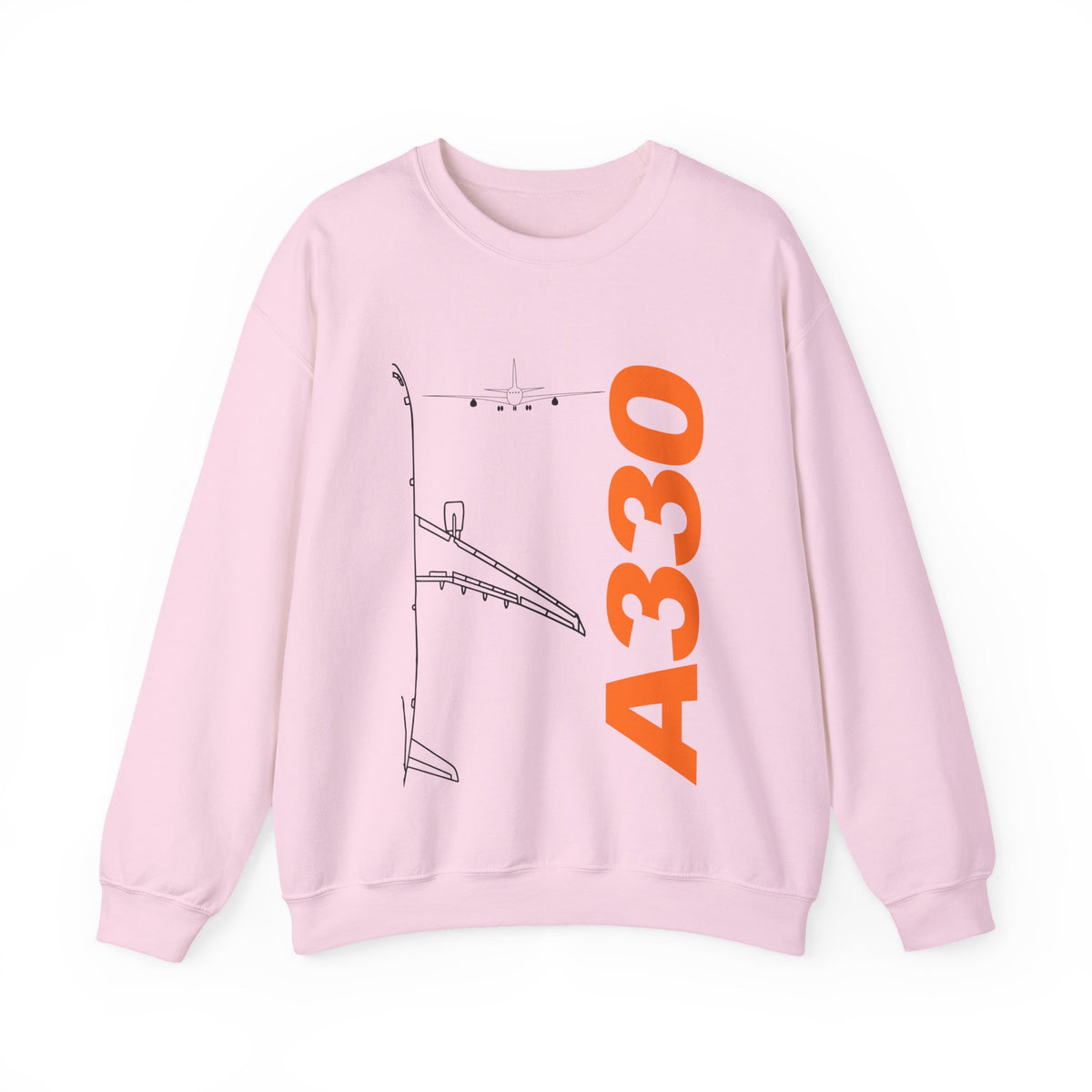 Airbus A330 Crewneck Sweatshirt - Travel Inspiring Cozy Apparel