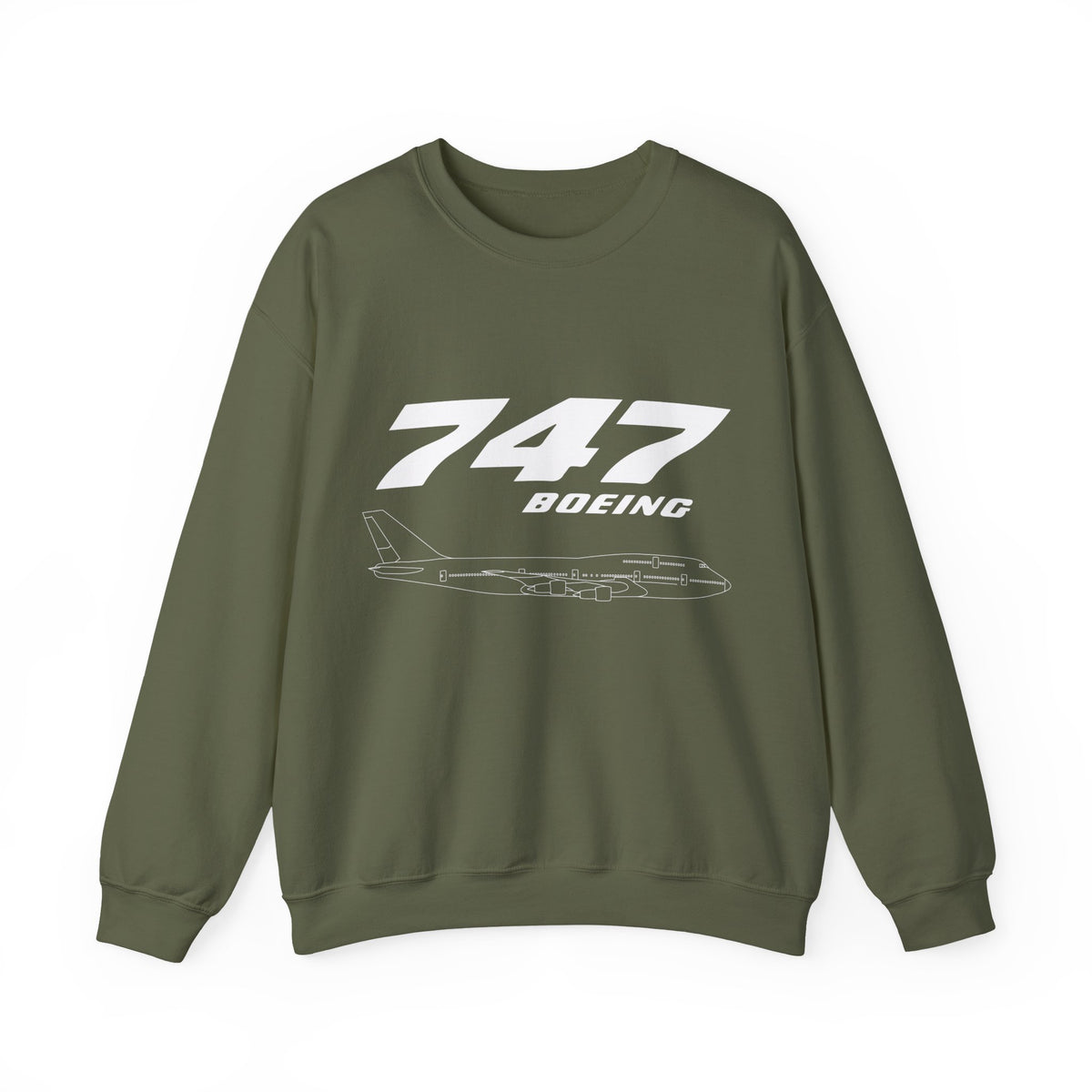 747 Crewneck Sweatshirt - Travel Inspiring Cozy Apparel