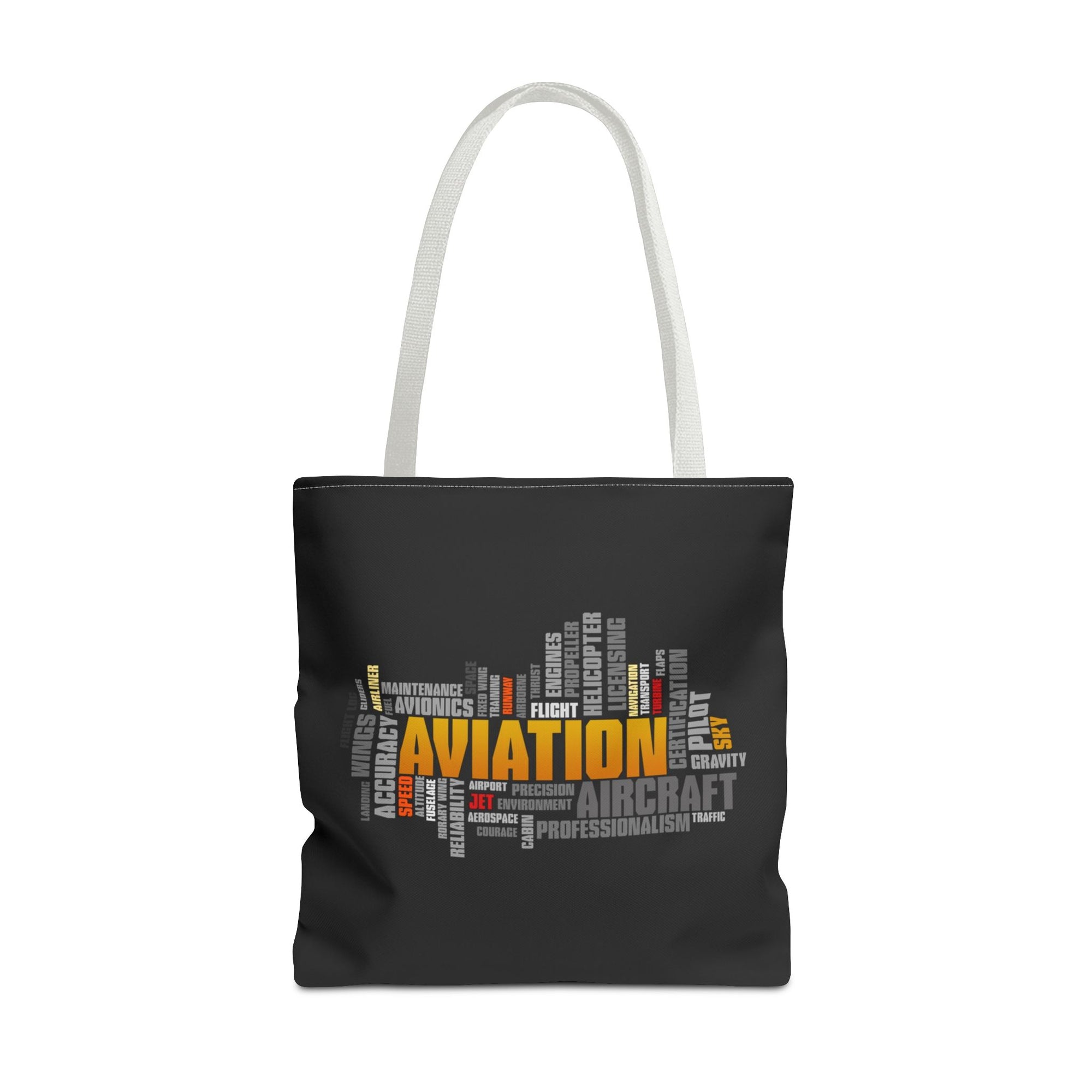 Aviation Tote Bag — Printed Green Travel Tote