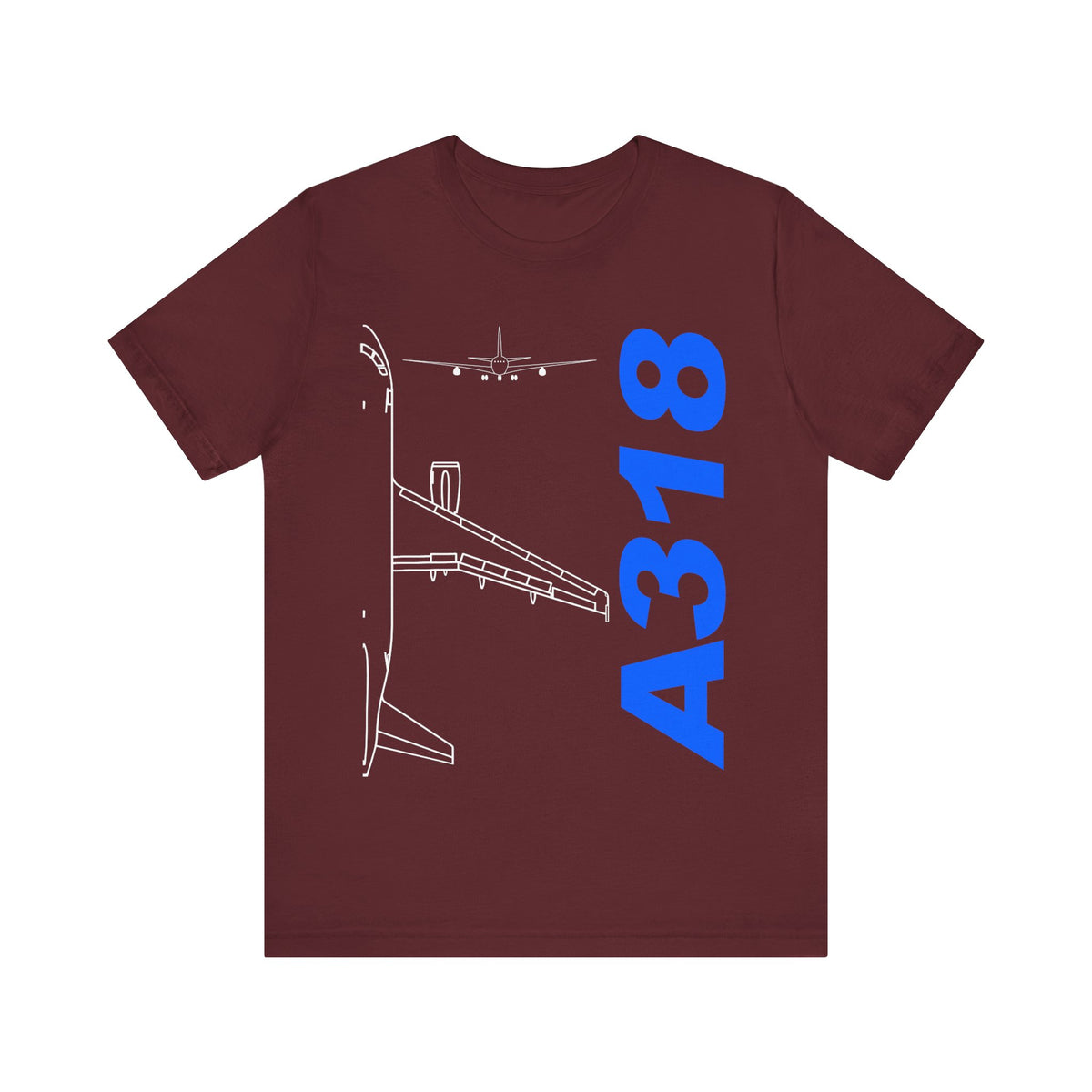 Airbus A318 Unisex Jersey Tee - Perfect for Aviation Enthusiasts