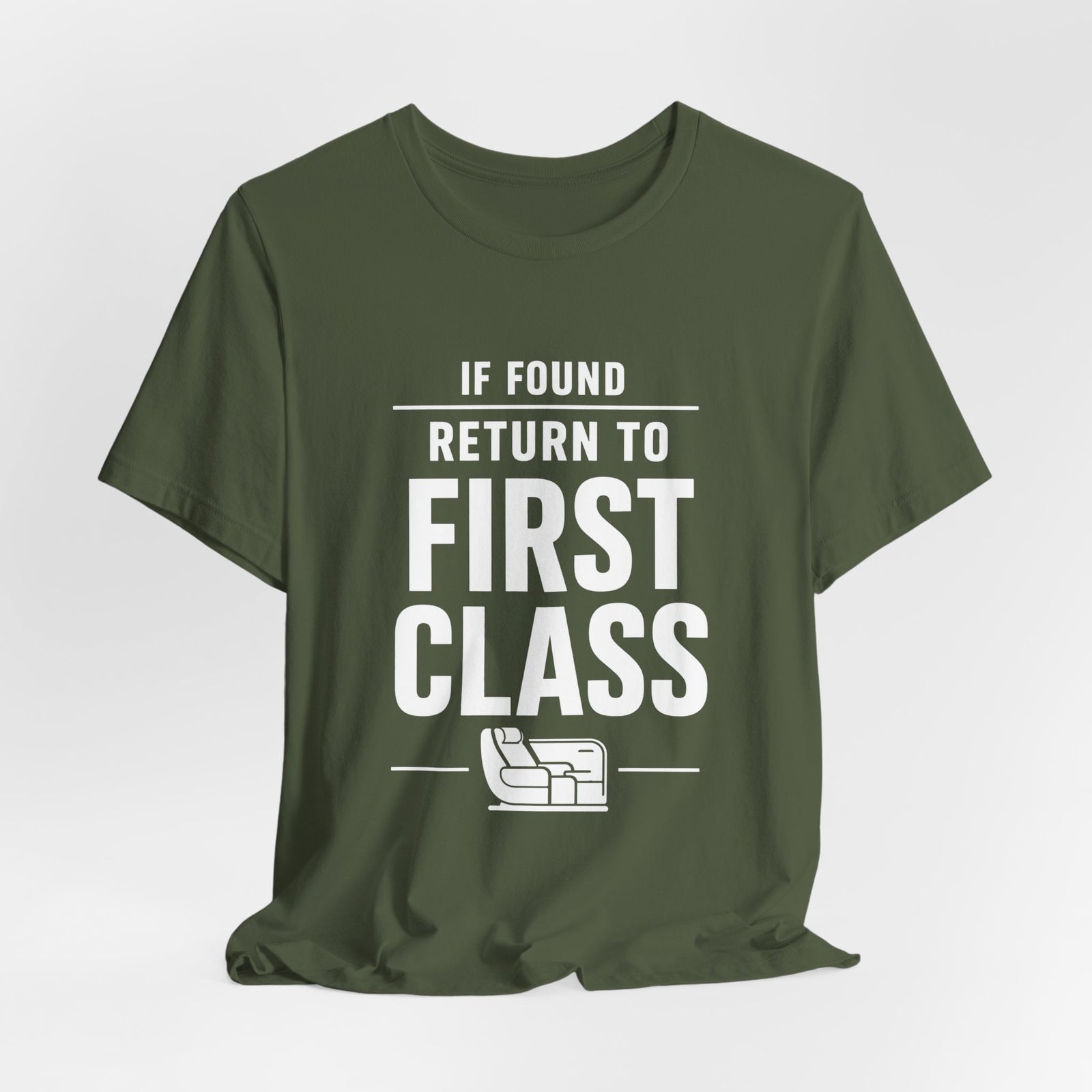 If Found: Return to First Class  - Unisex Jersey Tee