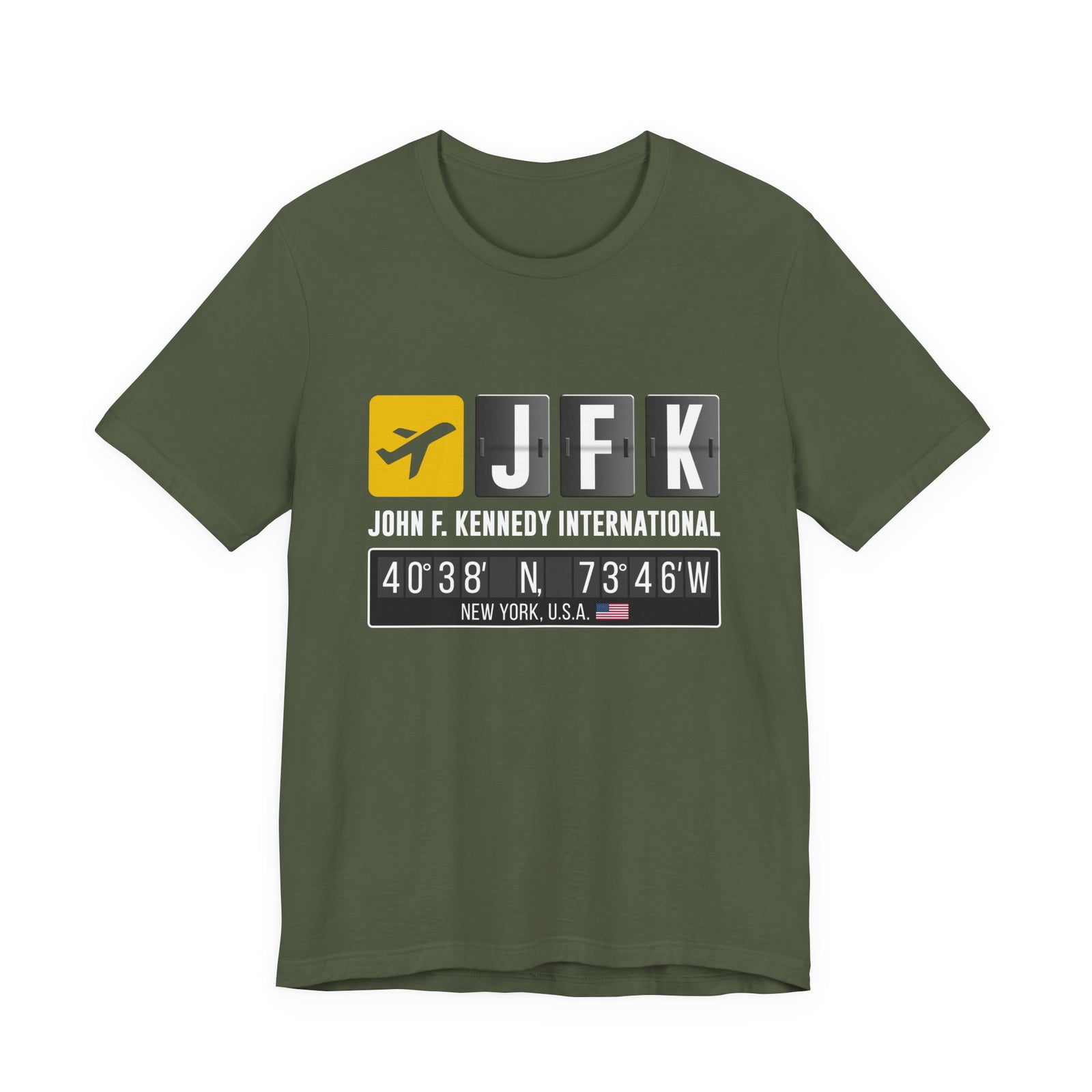 JFK John F. Kennedy International Airport - Unisex Jersey Tee